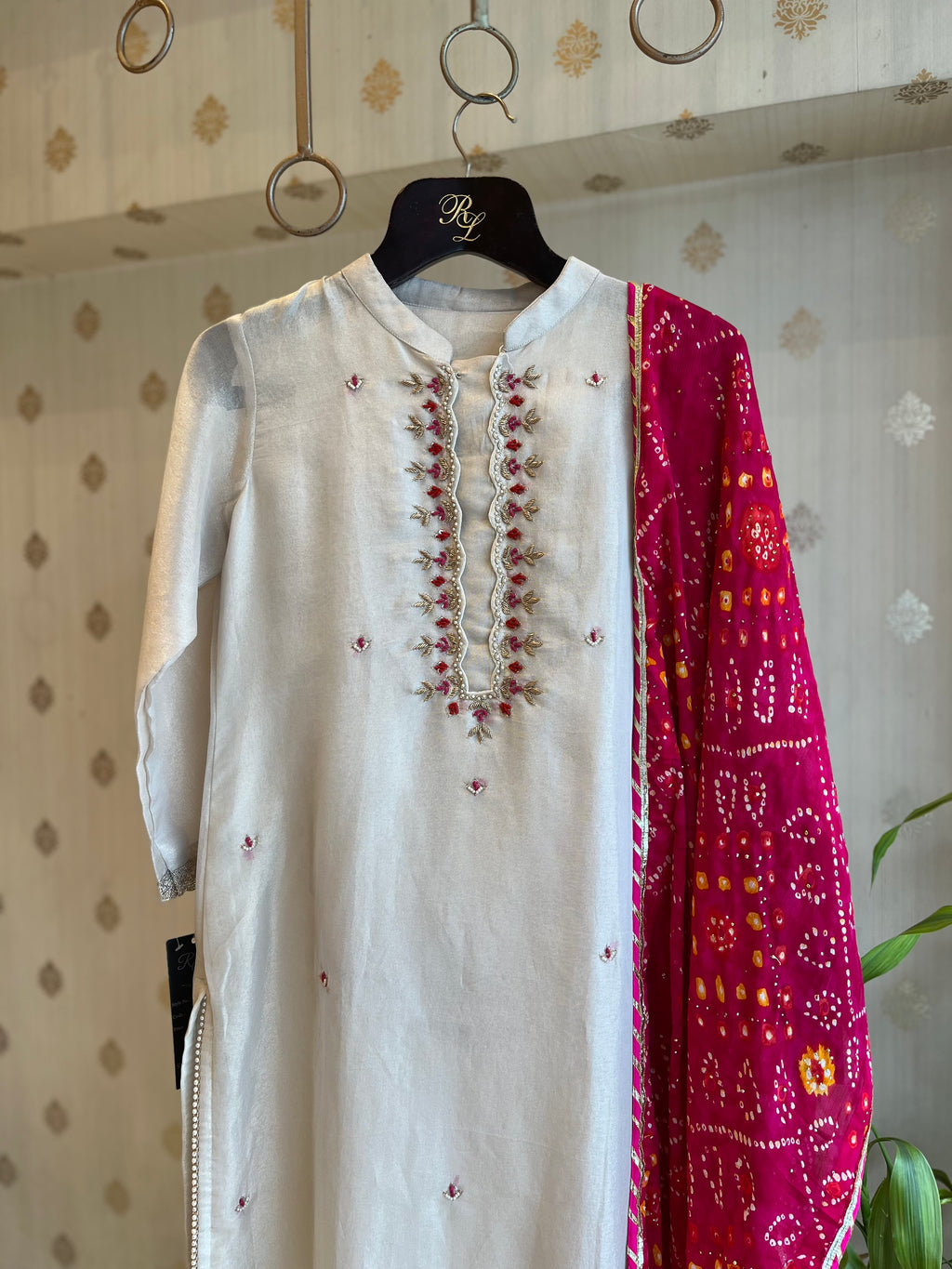 Shimmer Ivory Suit