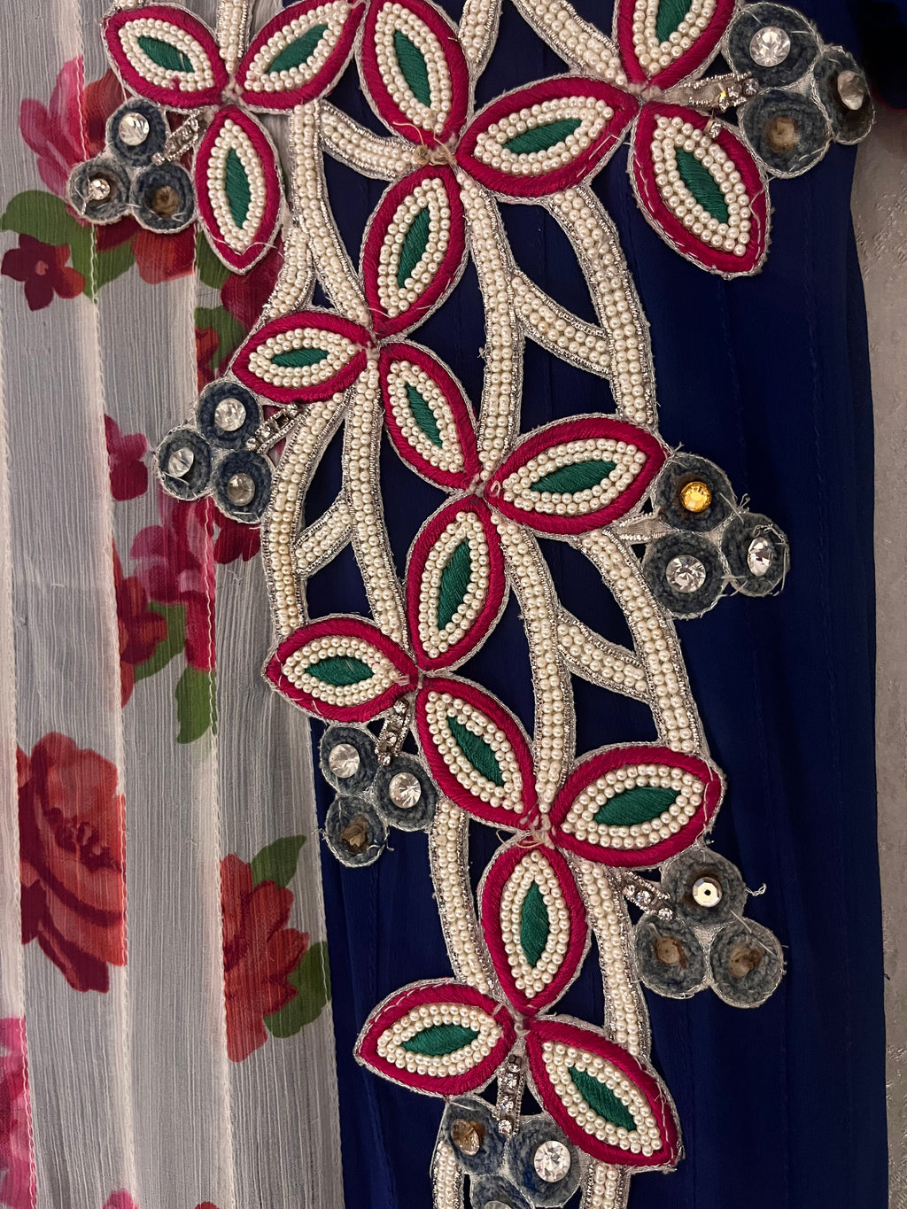 Pure chiffon Anarkali Style Kurta