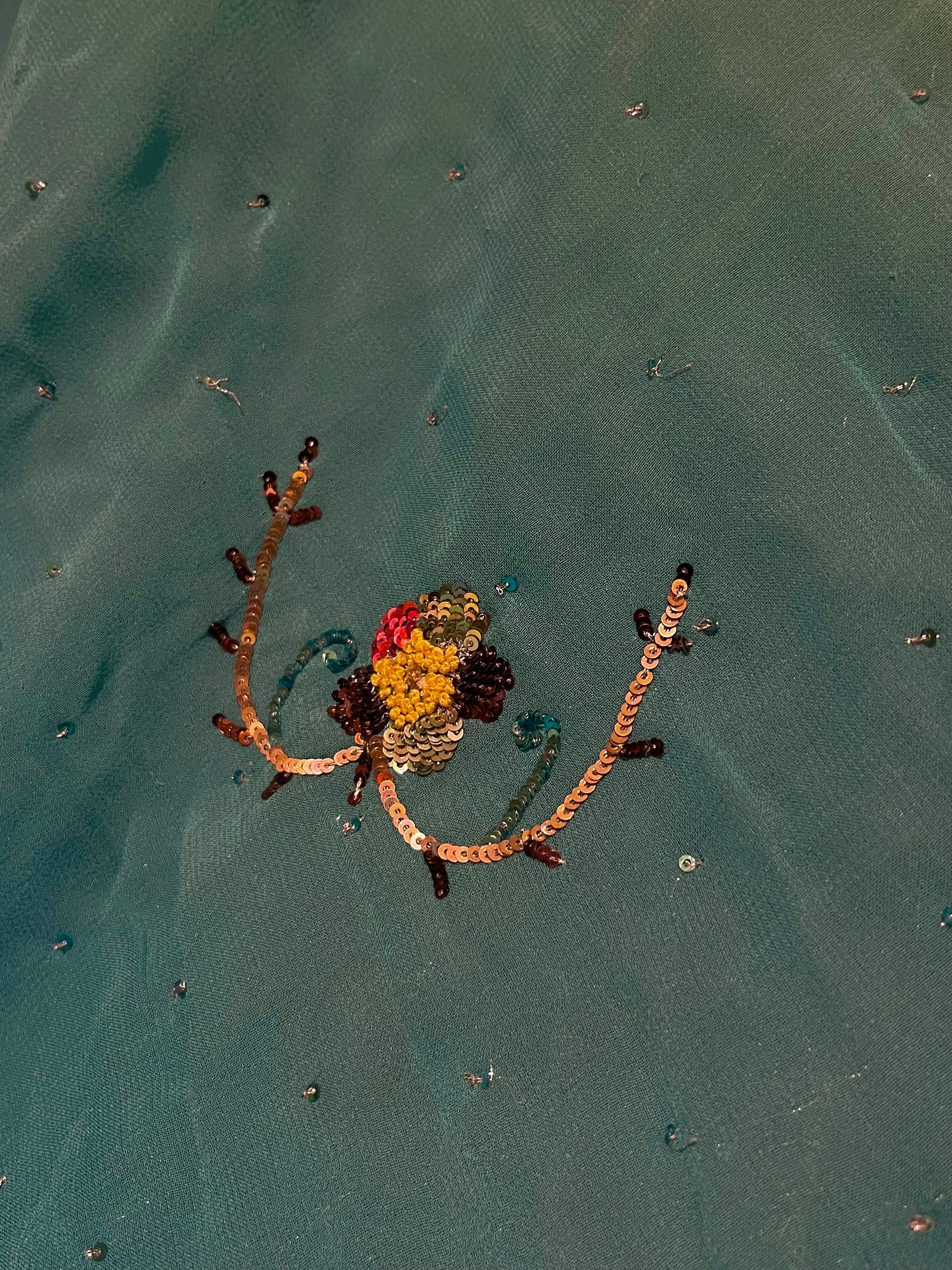 Lemon & Firozi Lehenga Set