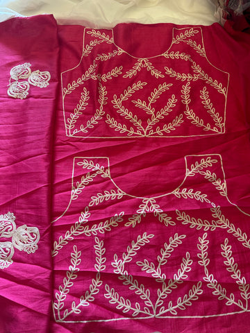 Apsara cream organza saree