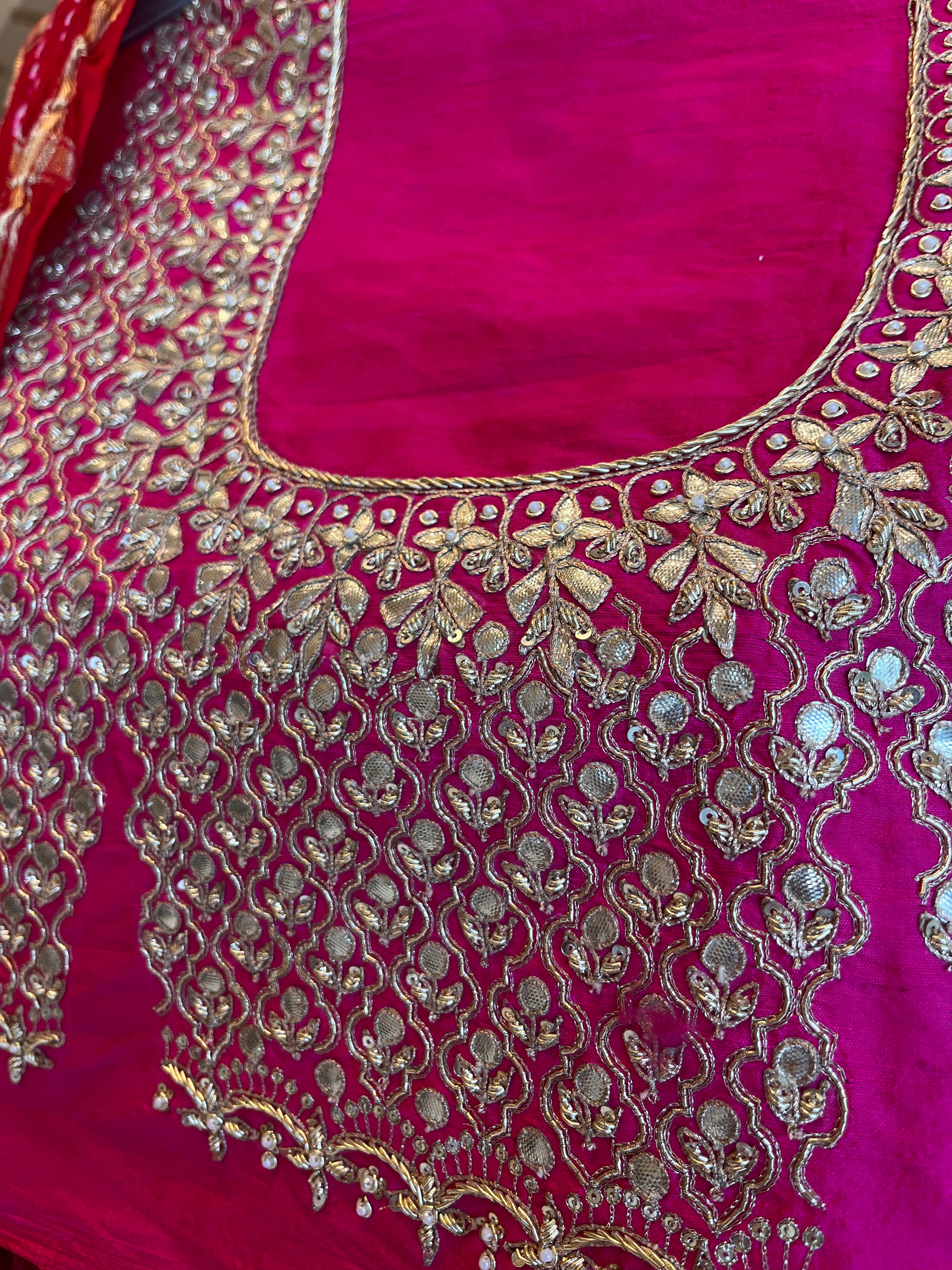Raani crushed lehenga set