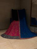 Pink Nd Blue Girly Lehenga Set