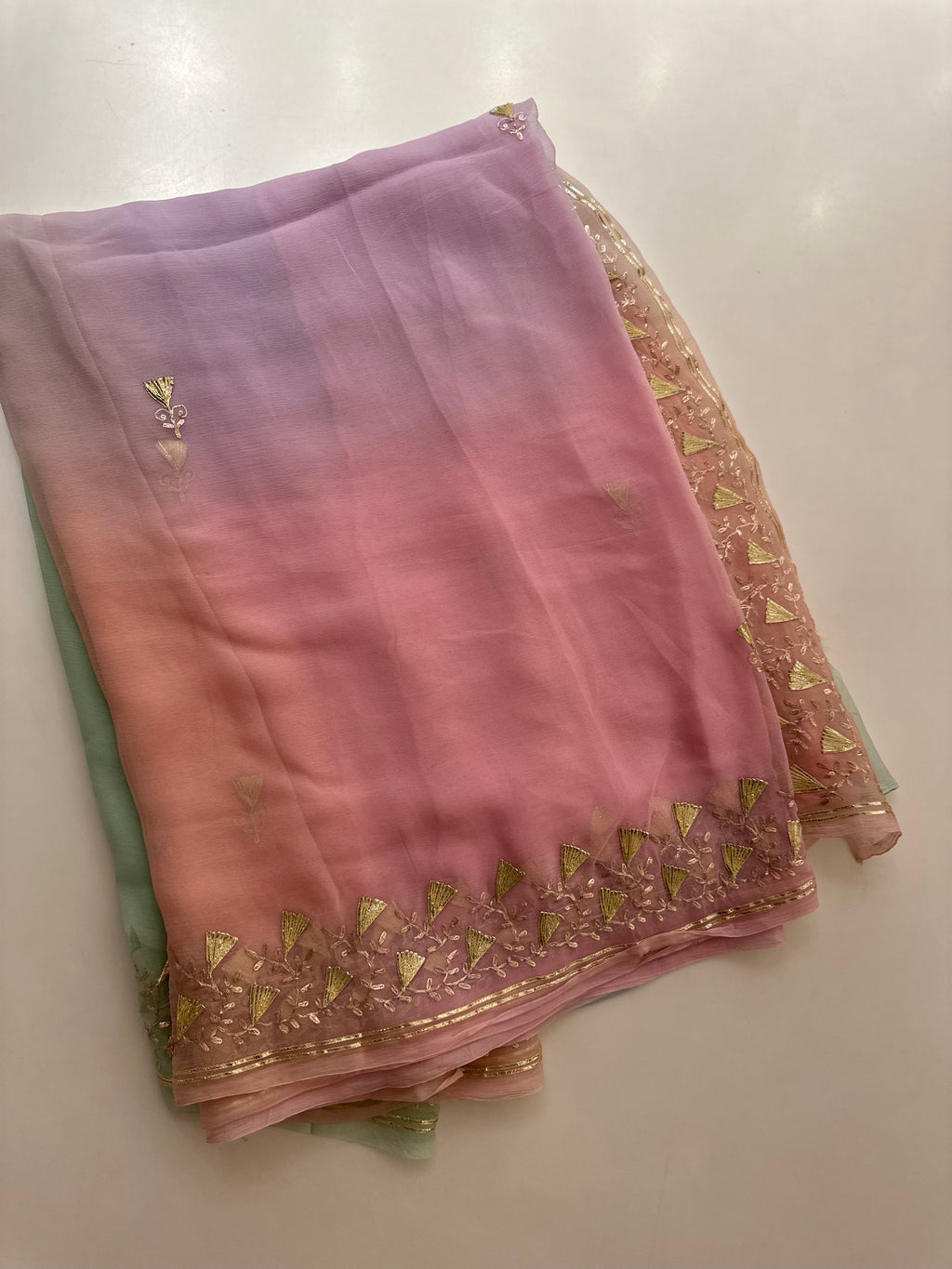 Satrangi Gotapatti saree