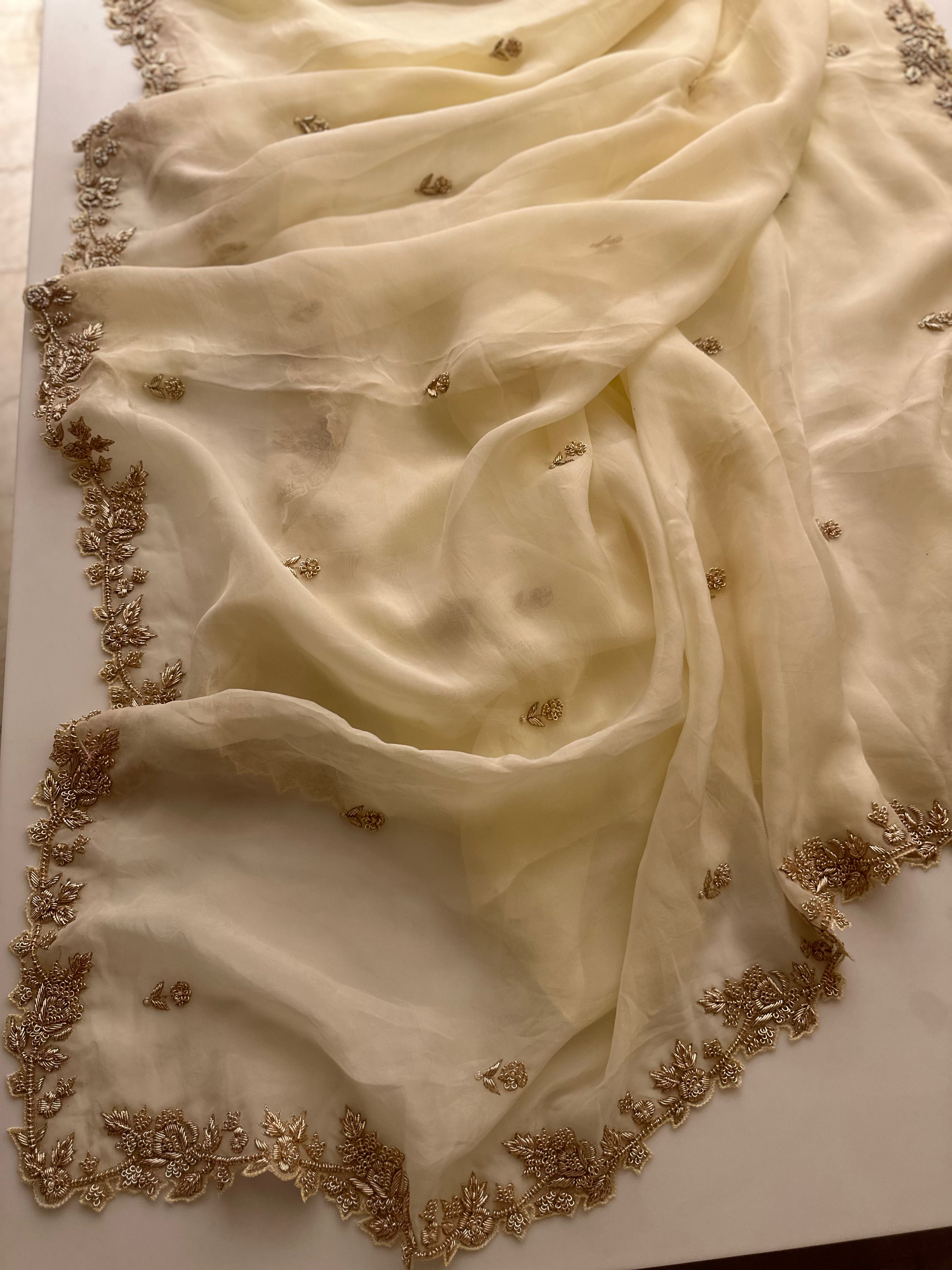 Chaand Zardozi Saree