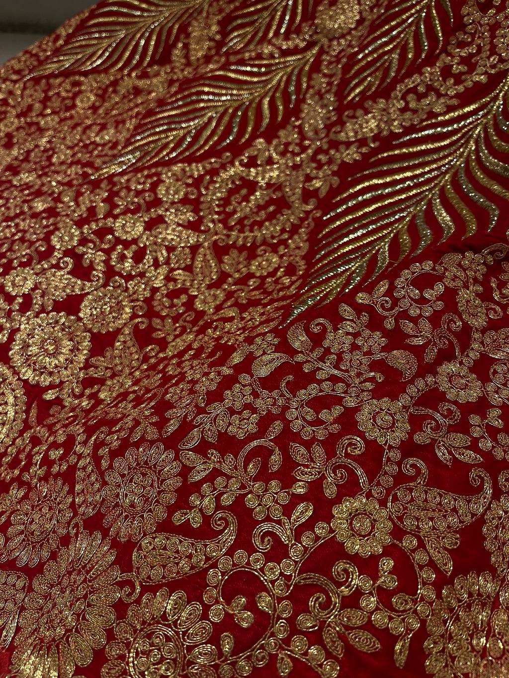 Bridal Leaf Lehenga Skirt