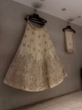 meera traditional lehenga set in ivory