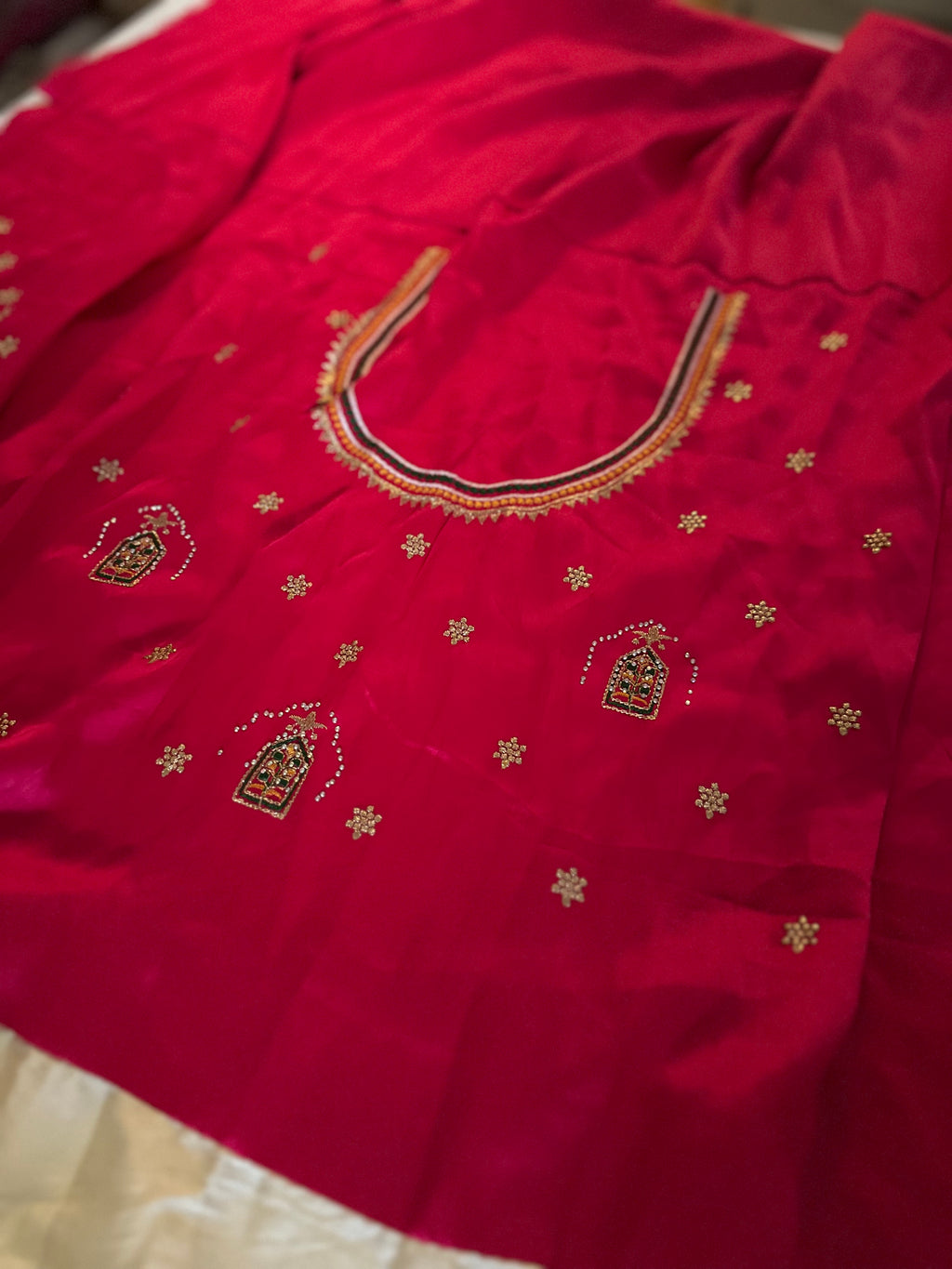Fancy Lucknowi saree