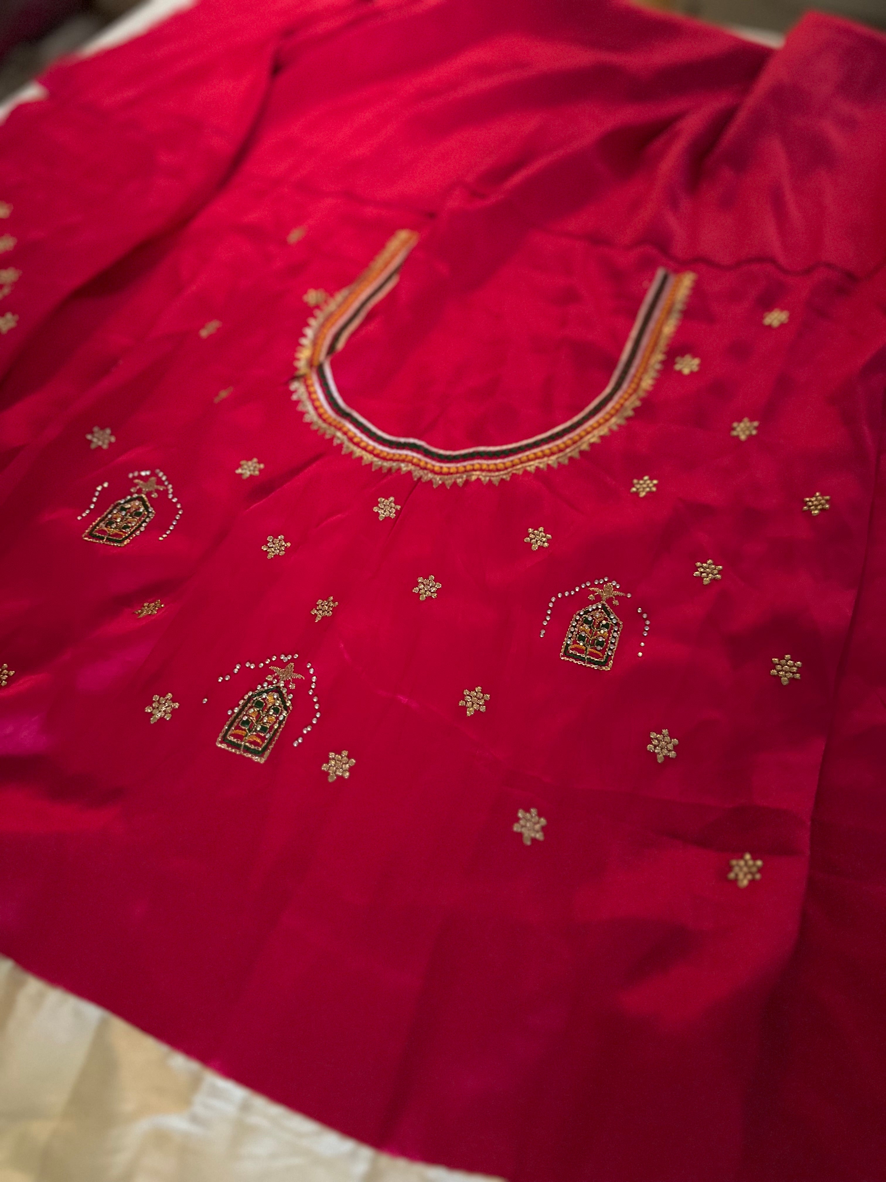 Fancy Lucknowi saree