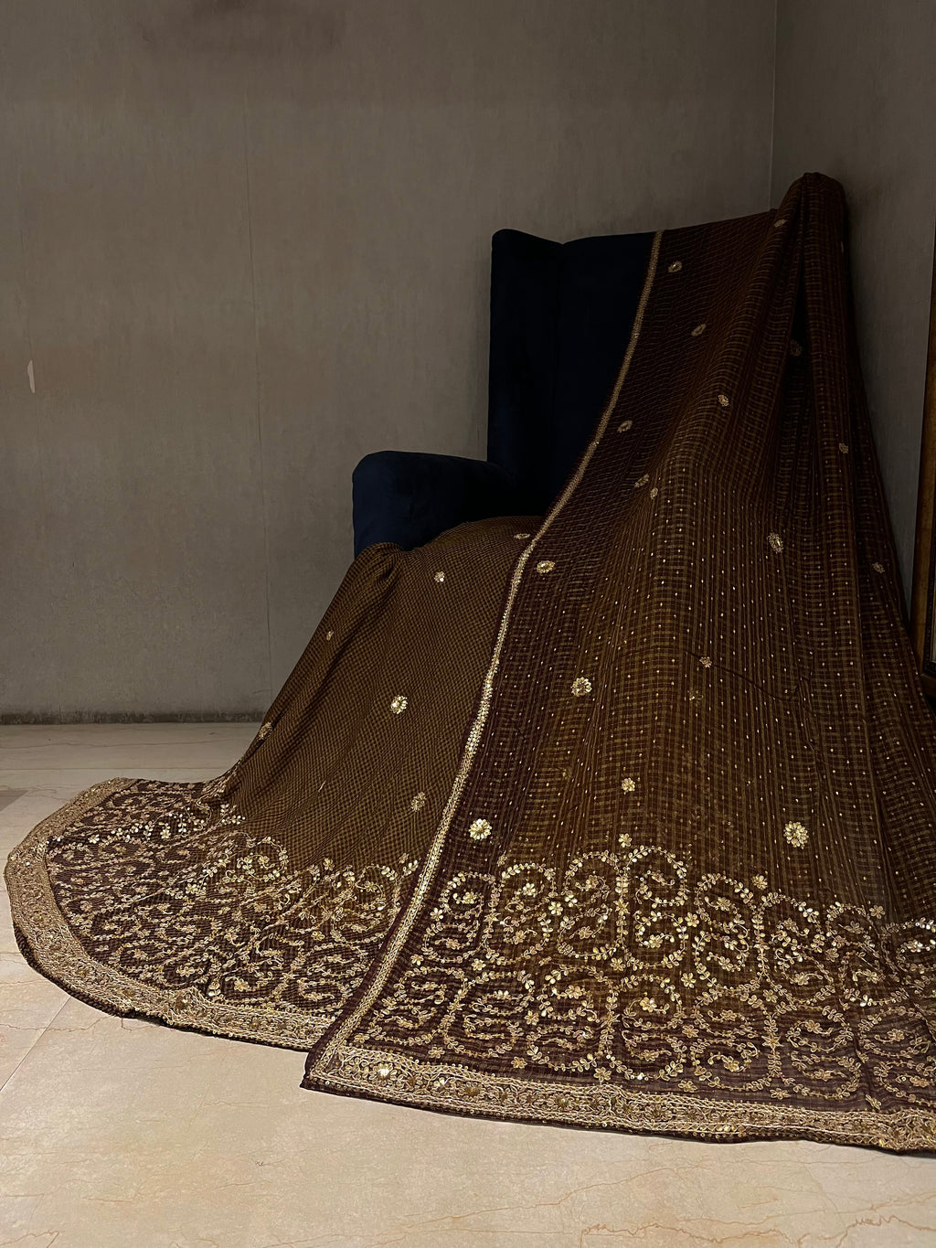 Coffee Brown Lehenga Set