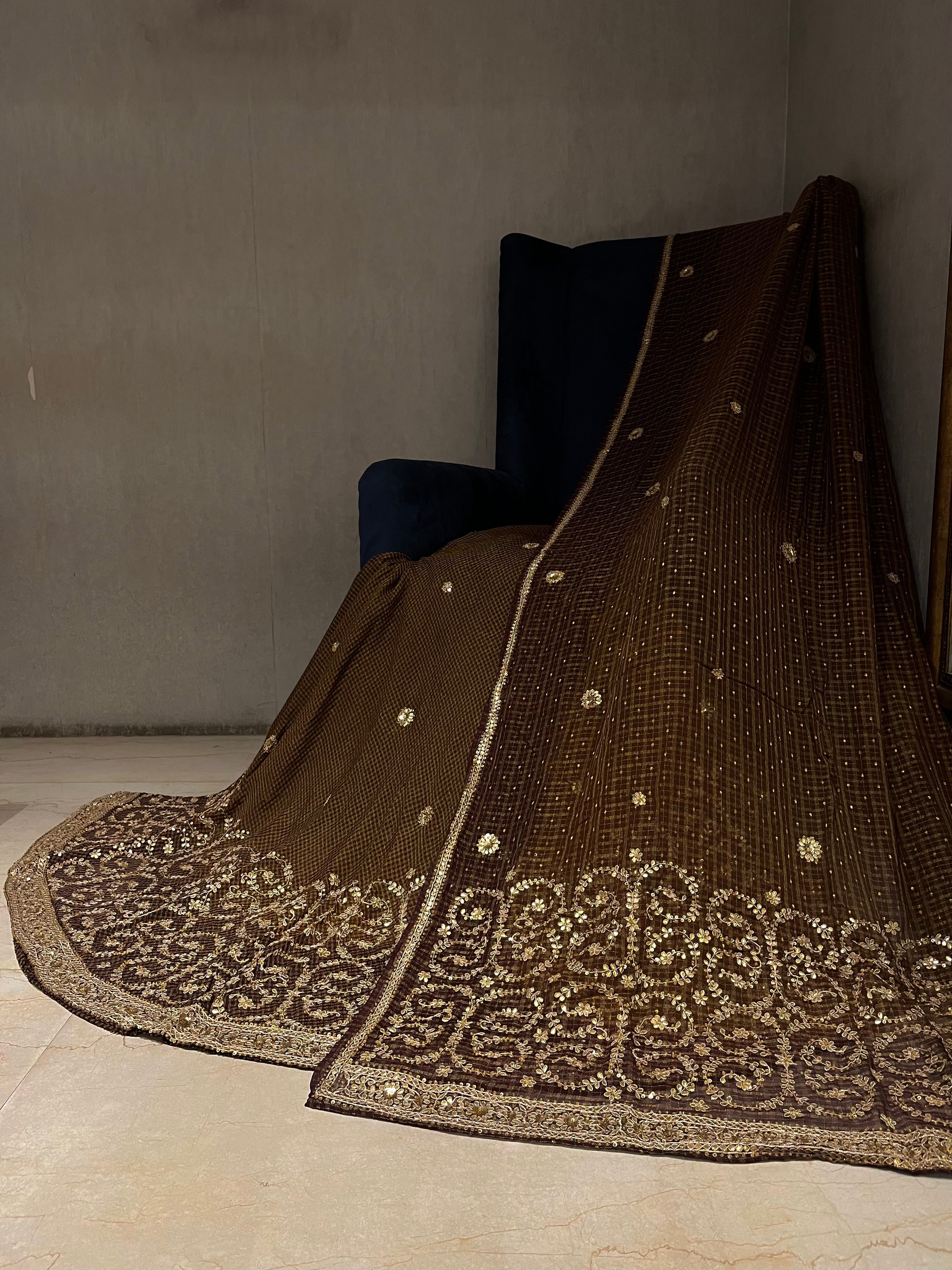 Coffee Brown Lehenga Set