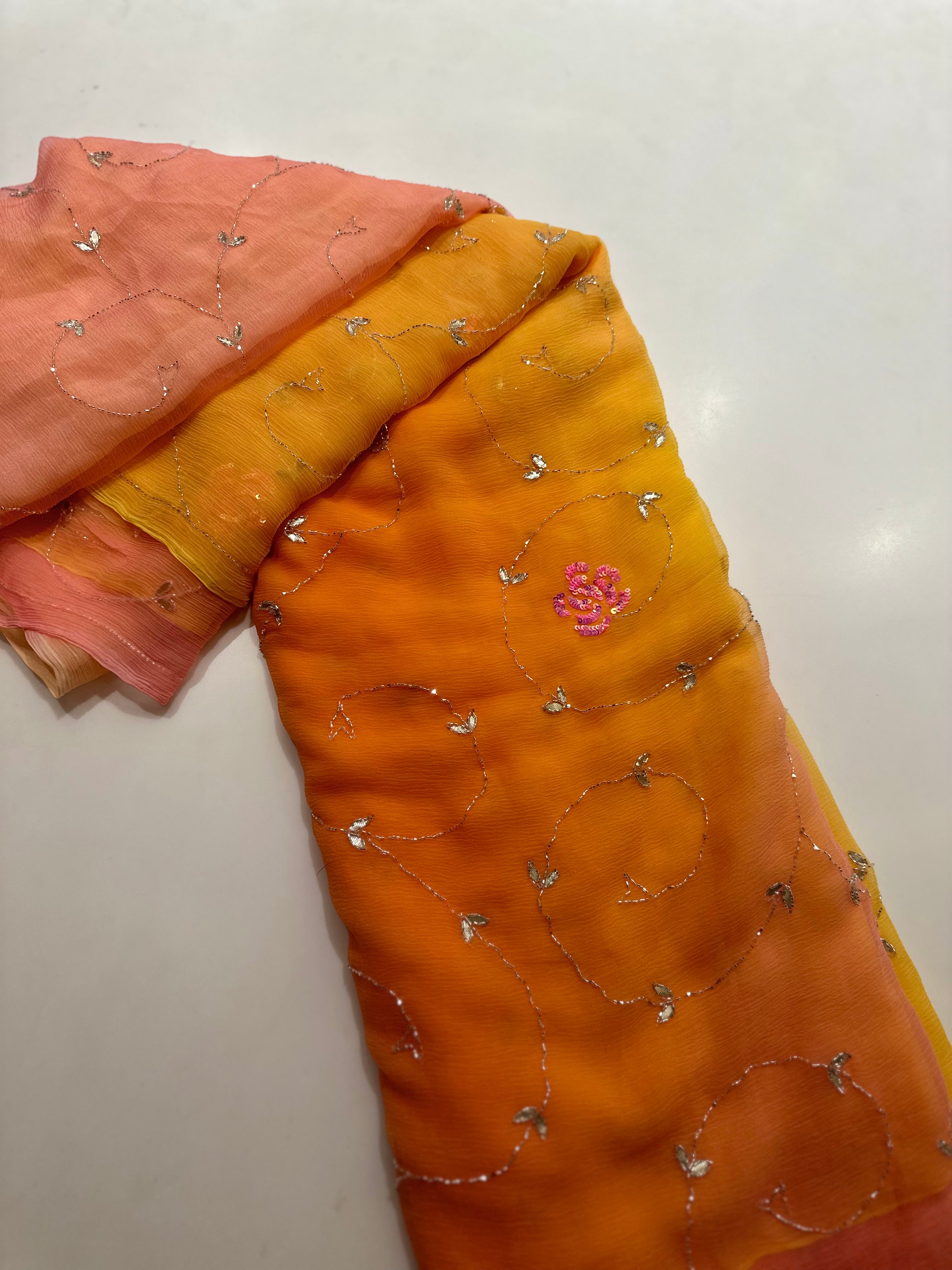Raas Chiffon Saree