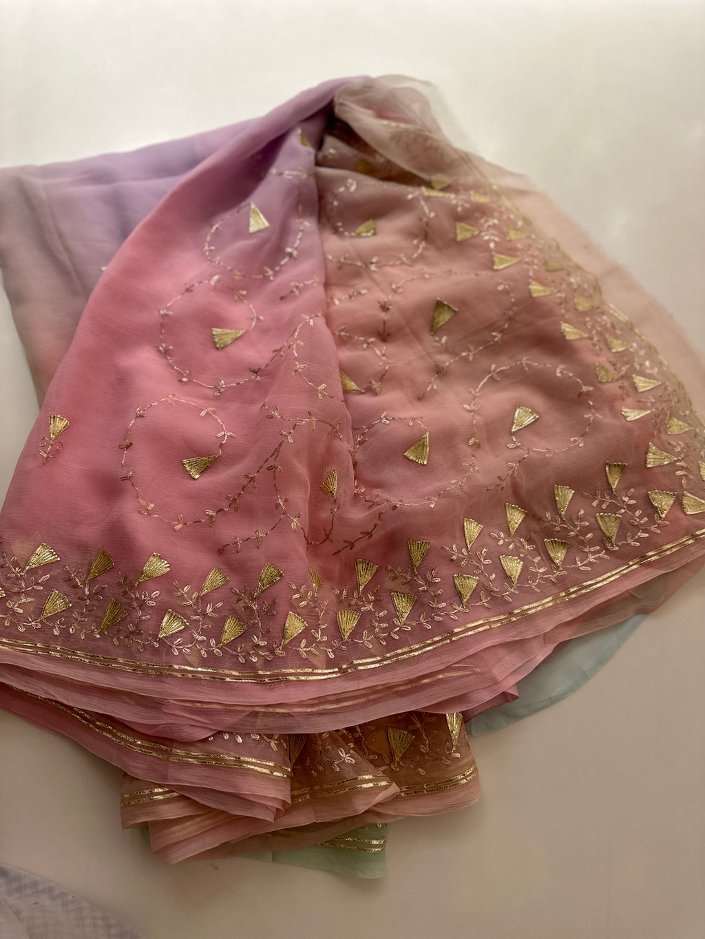 Satrangi Gotapatti saree