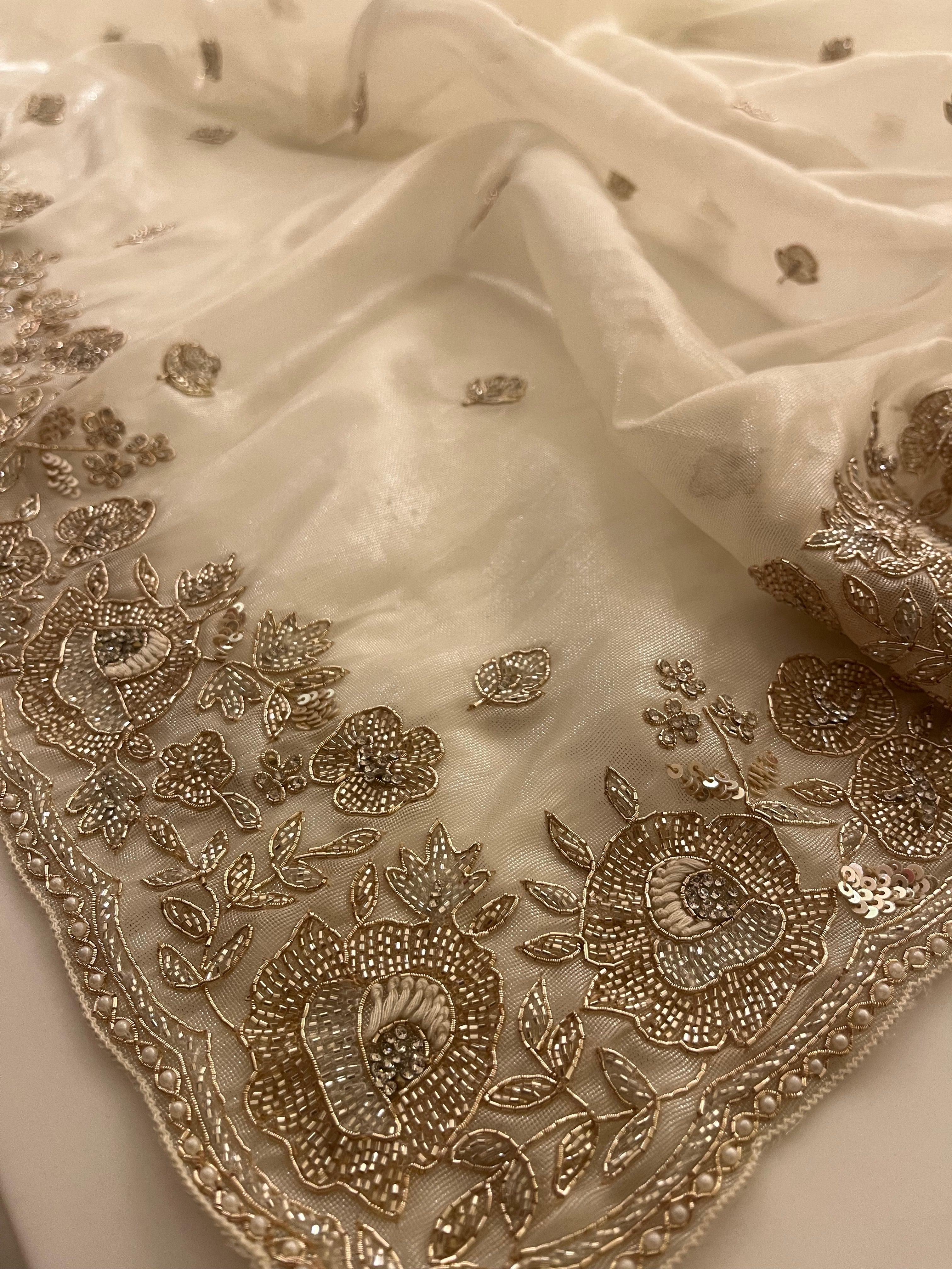 royal zardozi saree