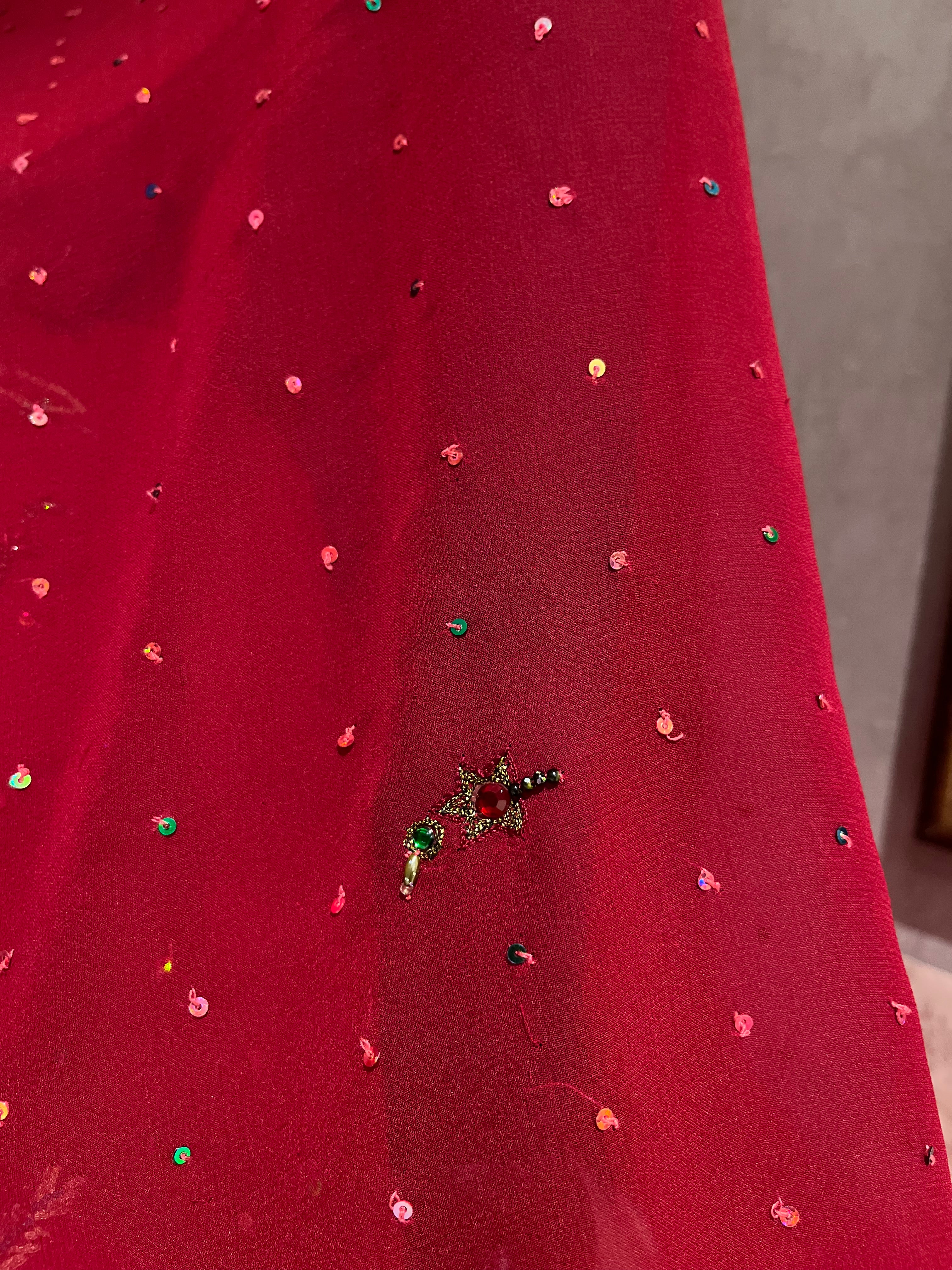 Red Charm Lehenga Set