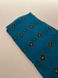 Blue Chiffon Bandej Saree