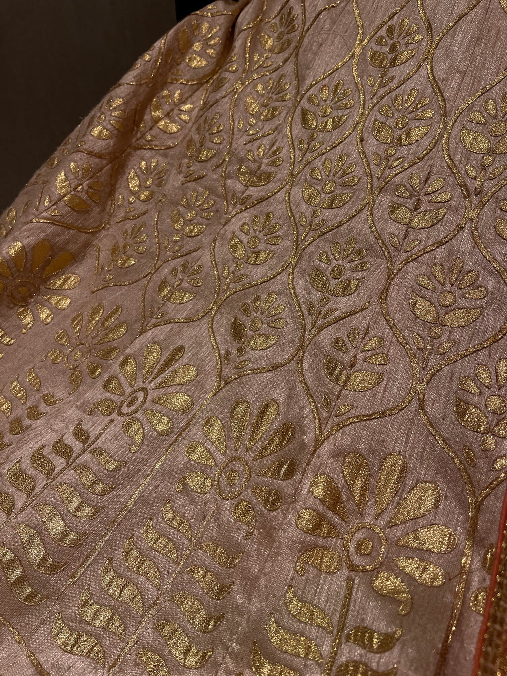 Golden &Pink light lehenga set