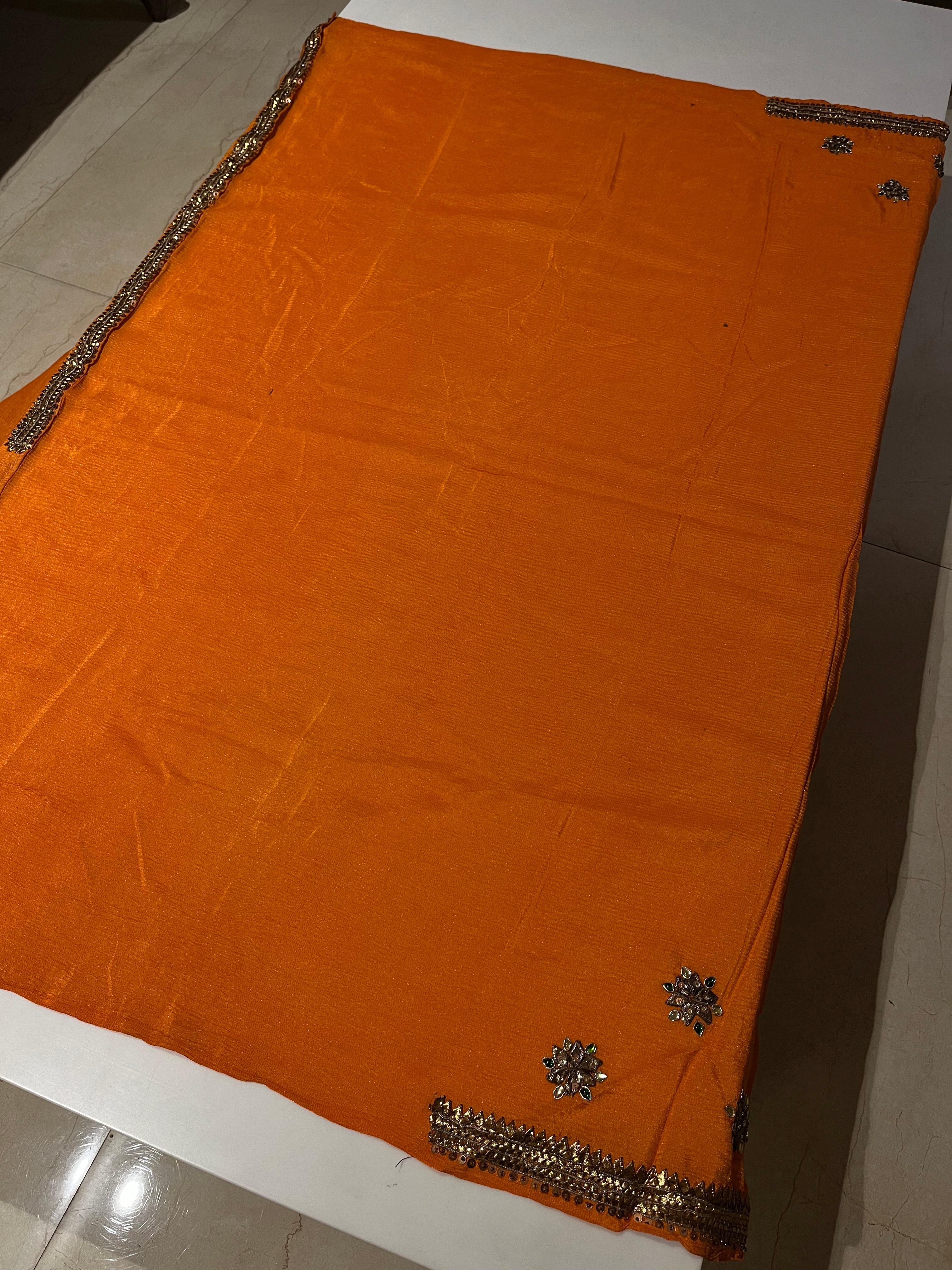 Summer Orange Lehenga Set