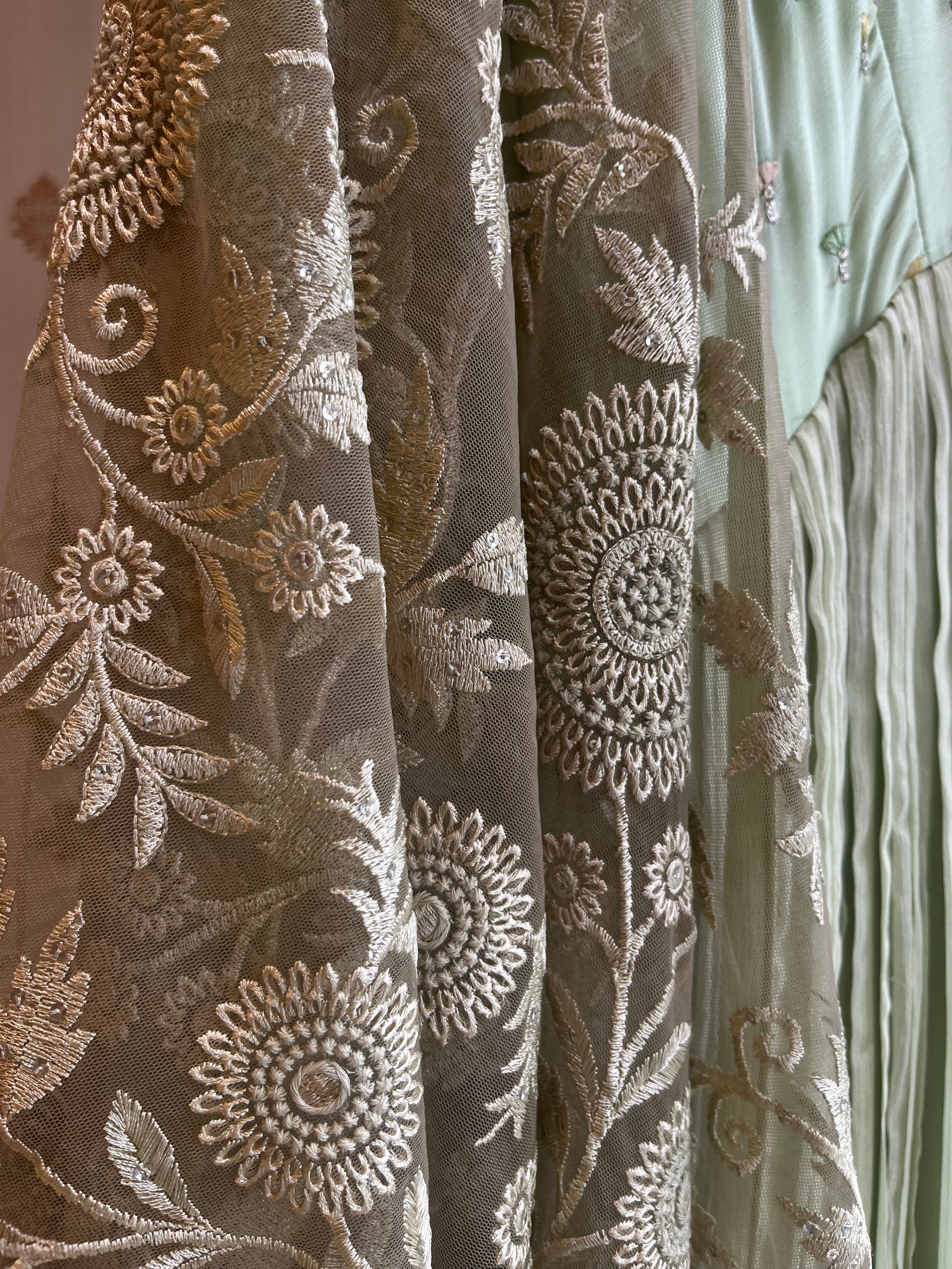 Elaichi Green Anarkali Set