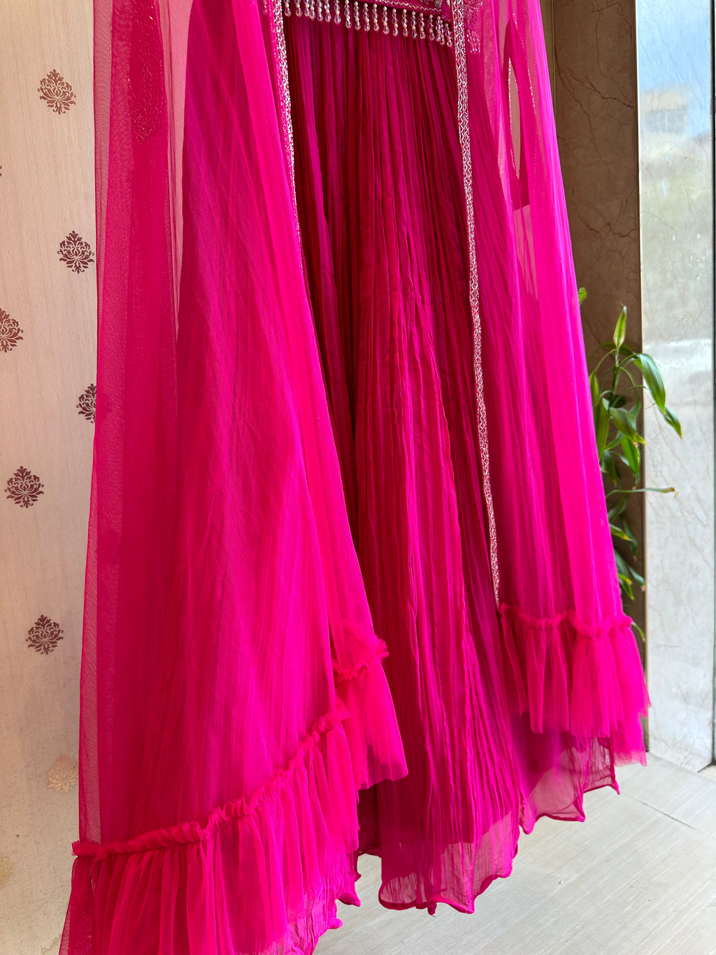 Hot Pink Indo Western