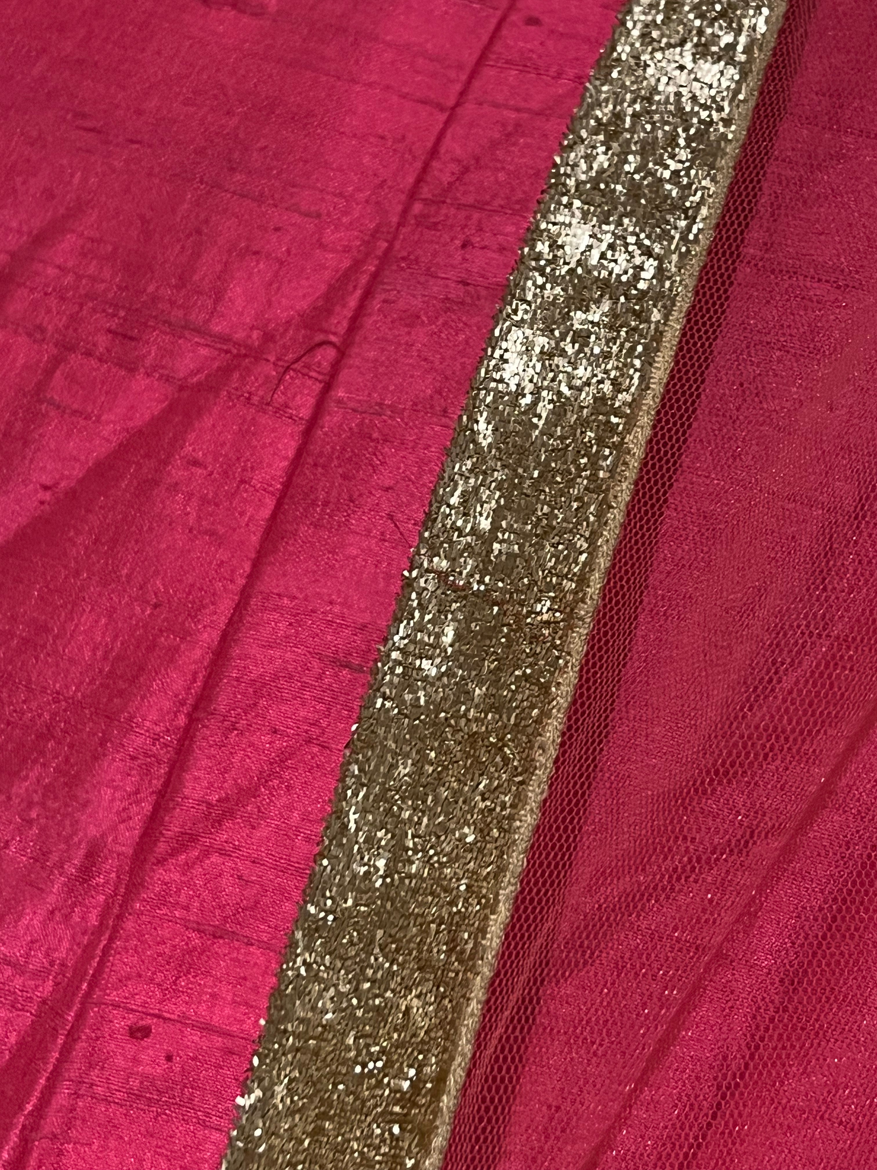 evening pink lehenga set