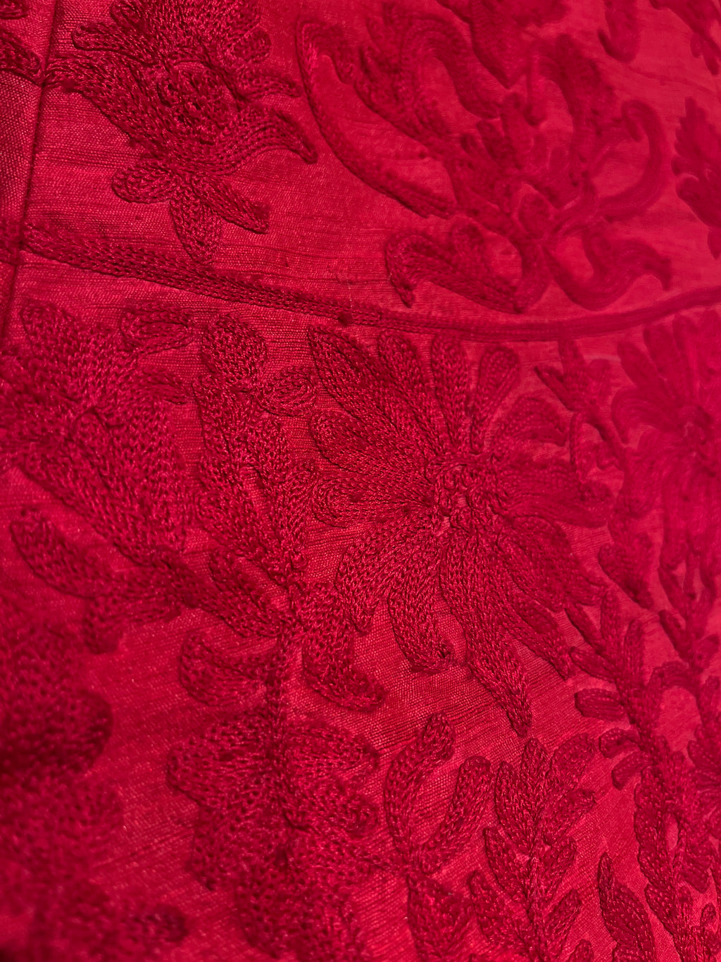 Red on Red Resham Lehenga Set