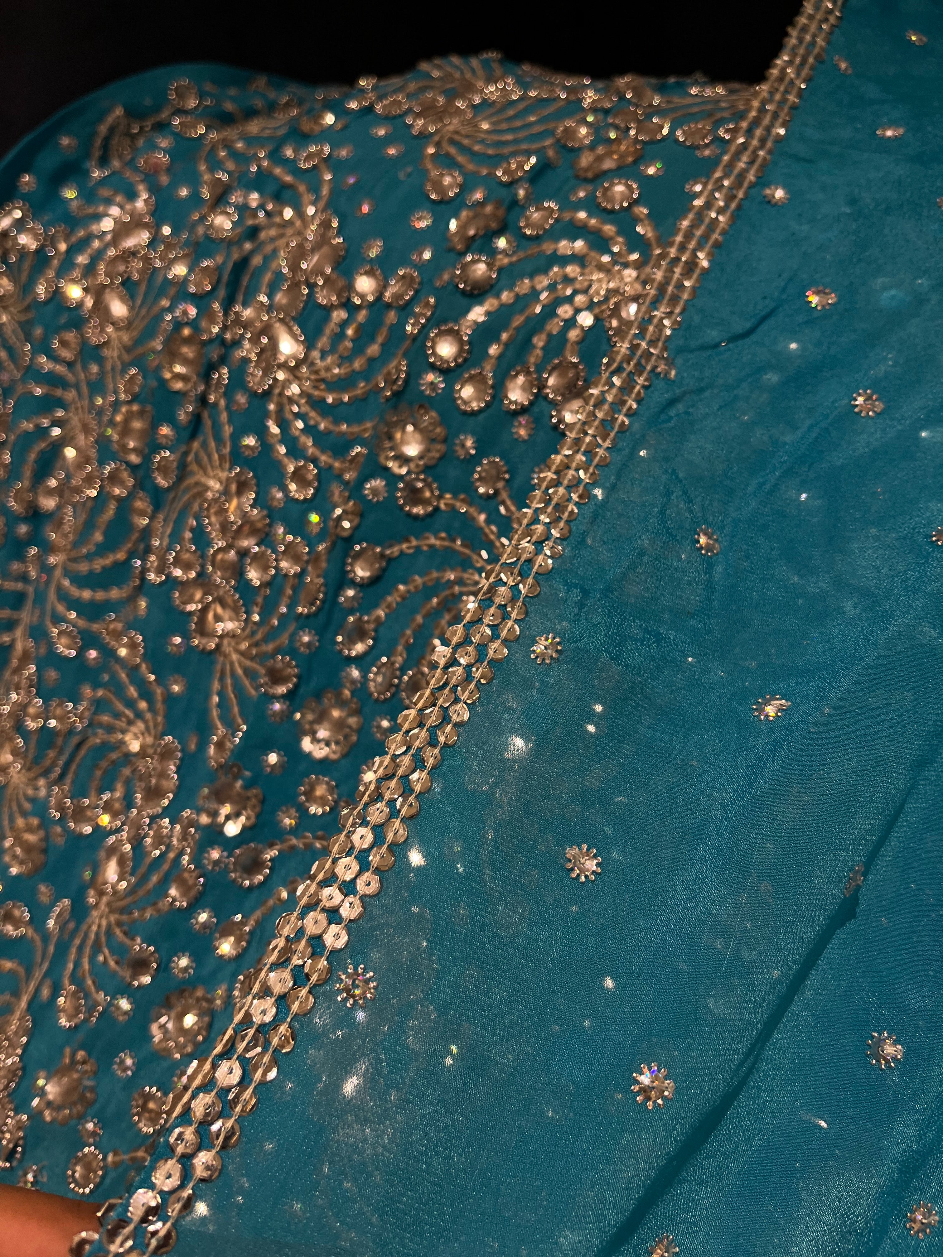 Sky Bling Lehenga Set