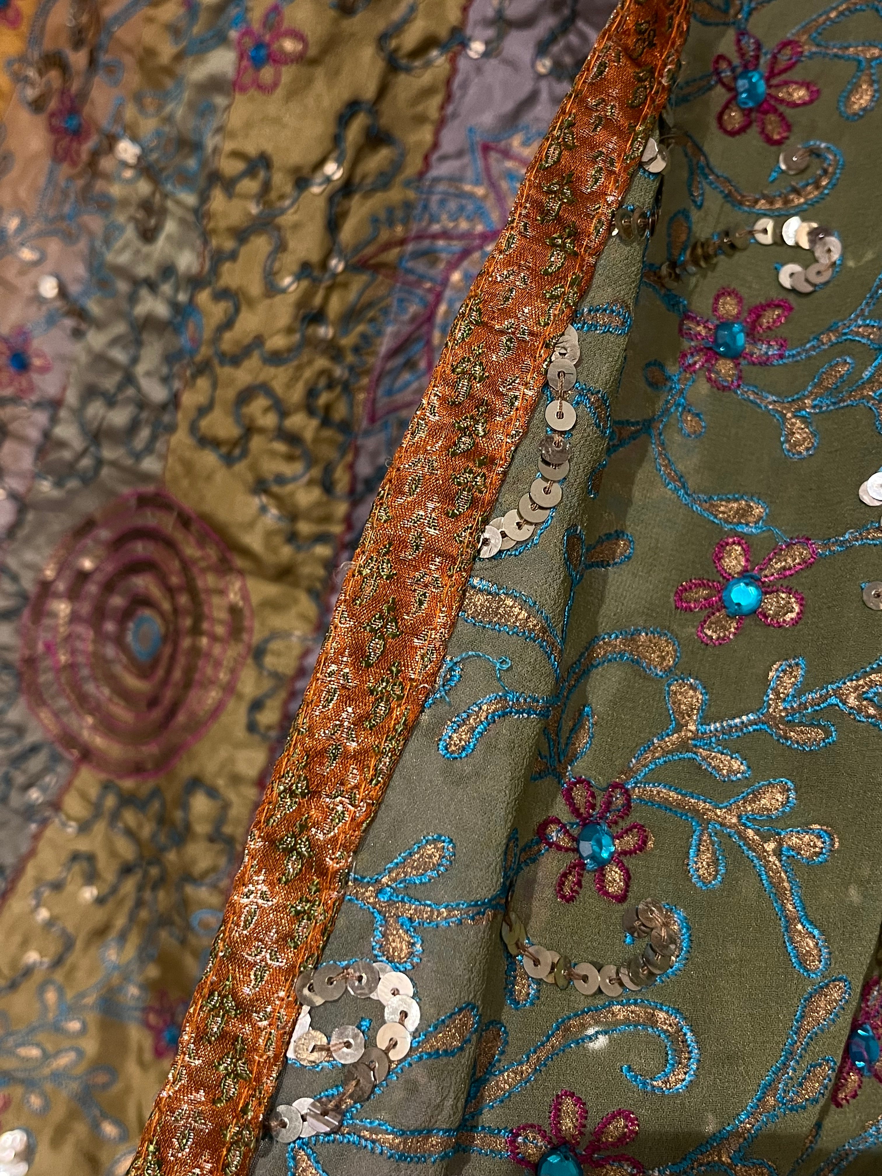 Rusty multicoloured Lehenga Set