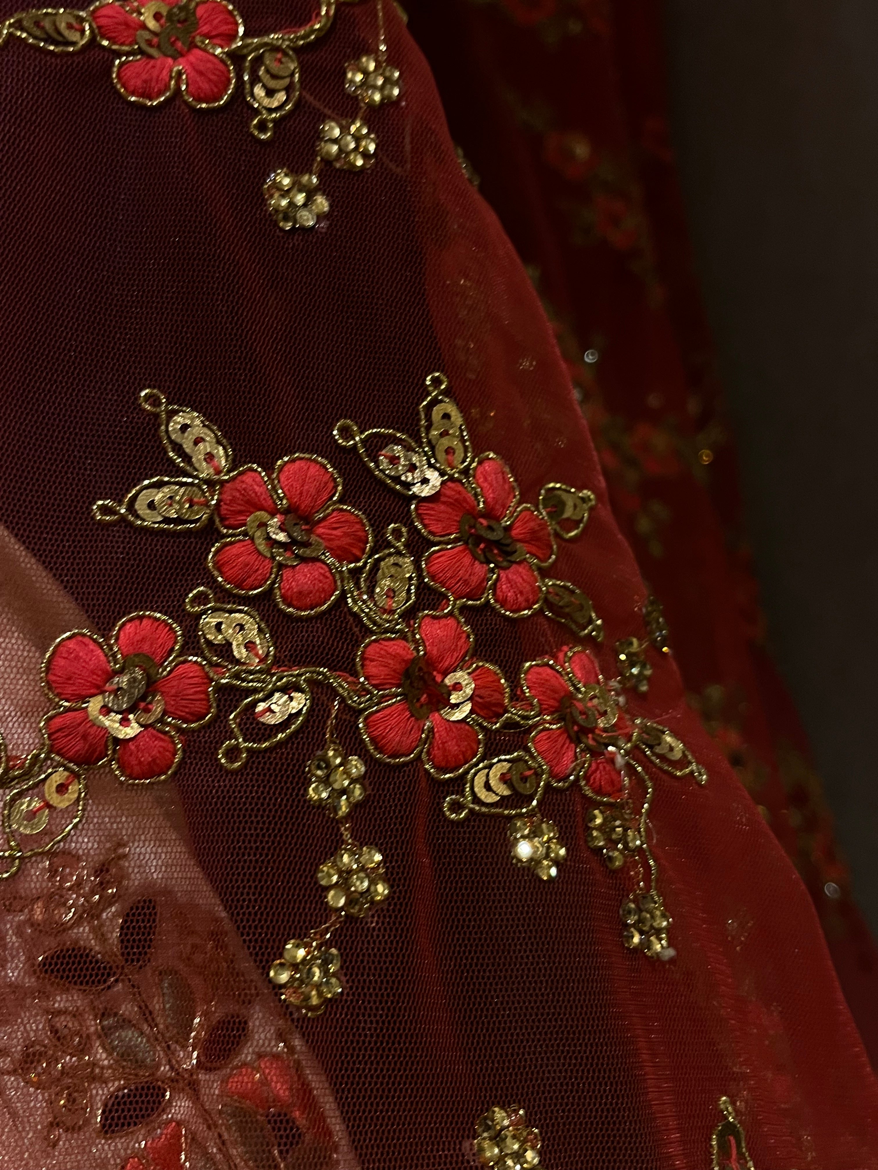 Ivory Silk Lehenga Set