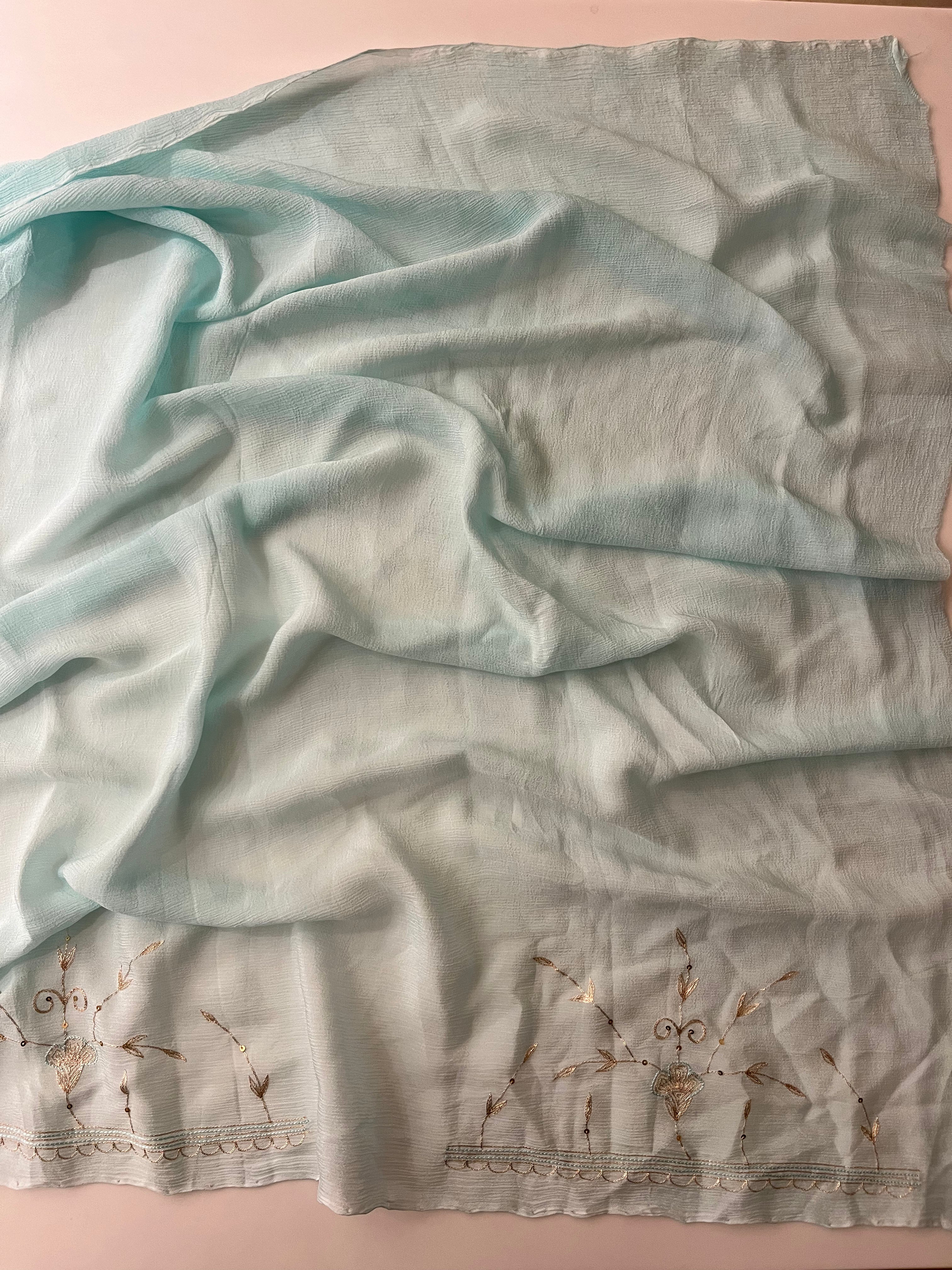 Baisaa Jaipuri Aari work saree