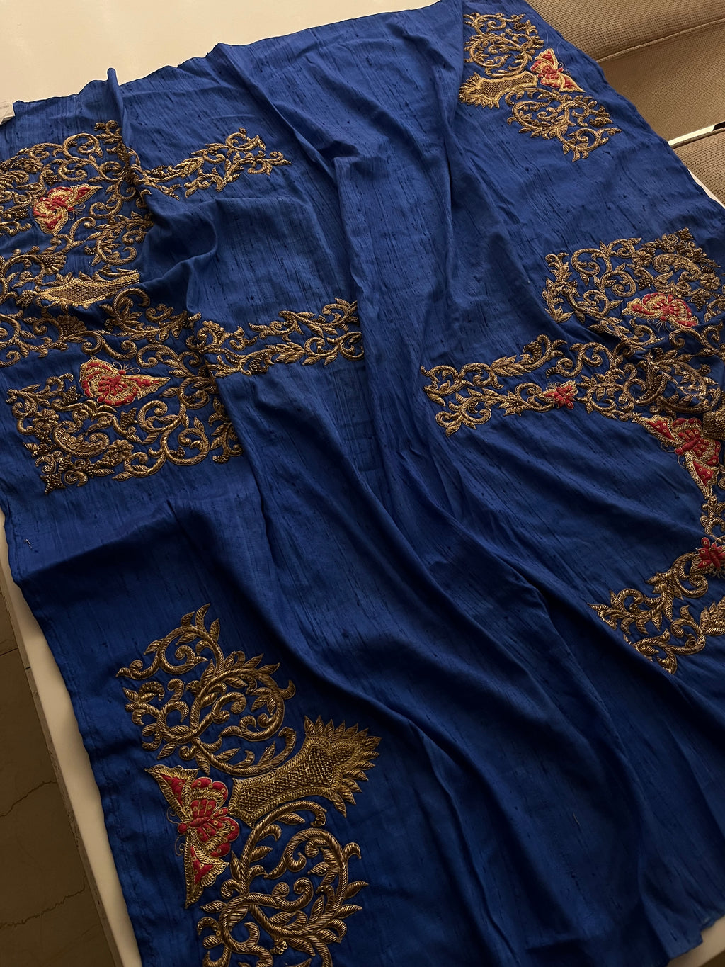 Pink Blue Ombré Lehenga Set