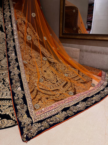 Mughal Style bridal lehenga set