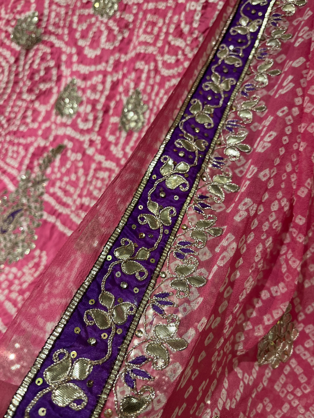 Traditional Bandej Lehenga Set