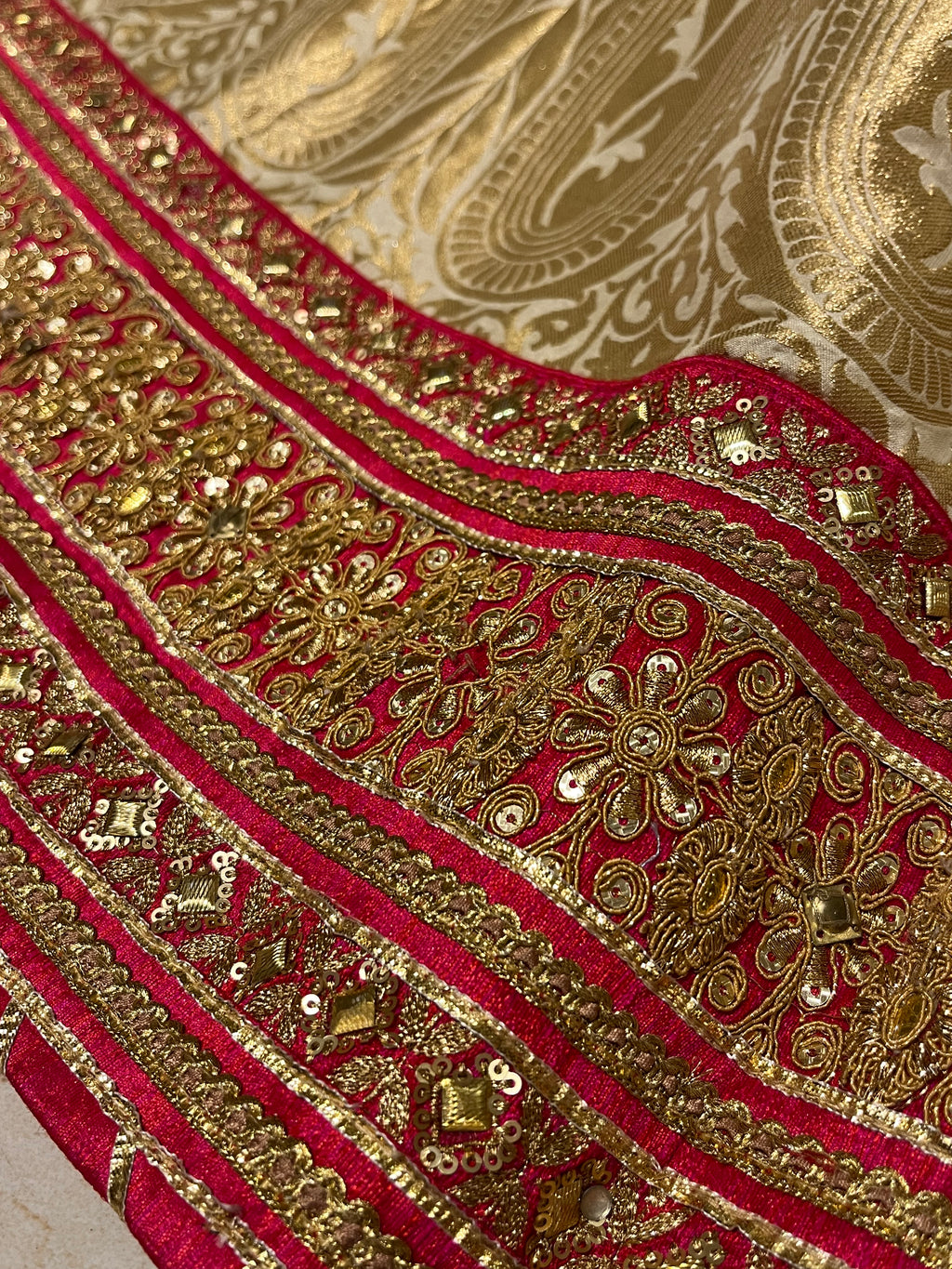 Golden Banarasi Lehenga