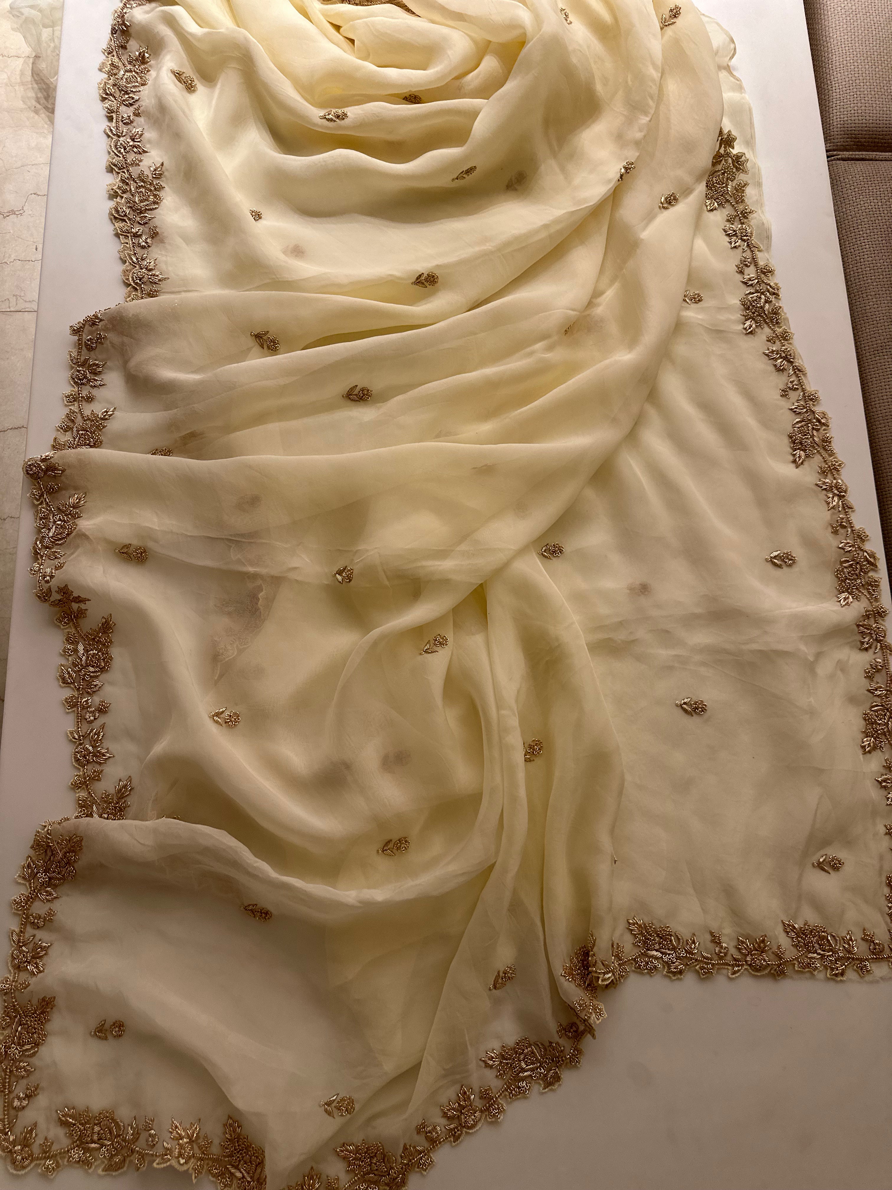 Chaand Zardozi Saree