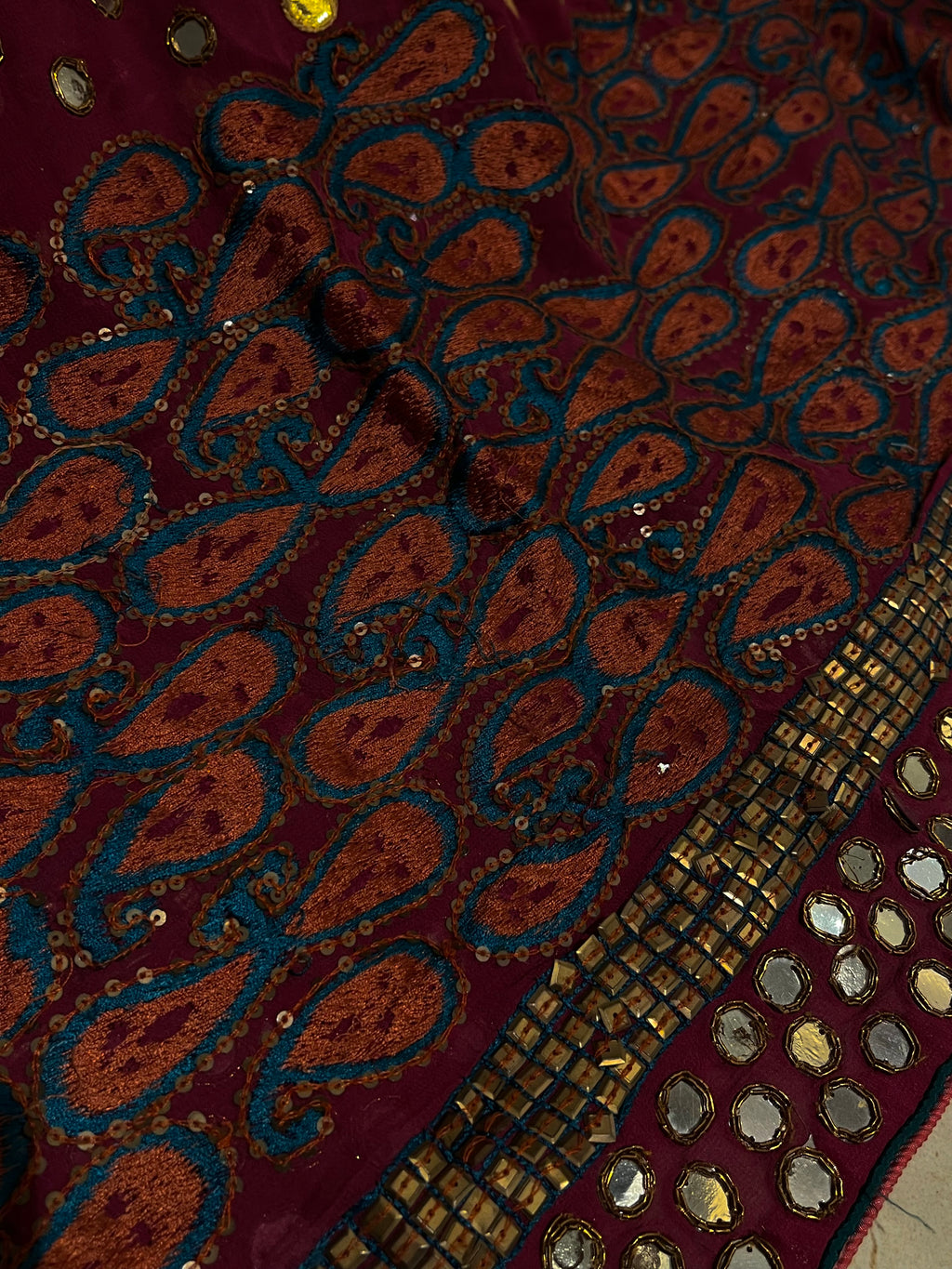 Evening Mahroon Lehenga Set