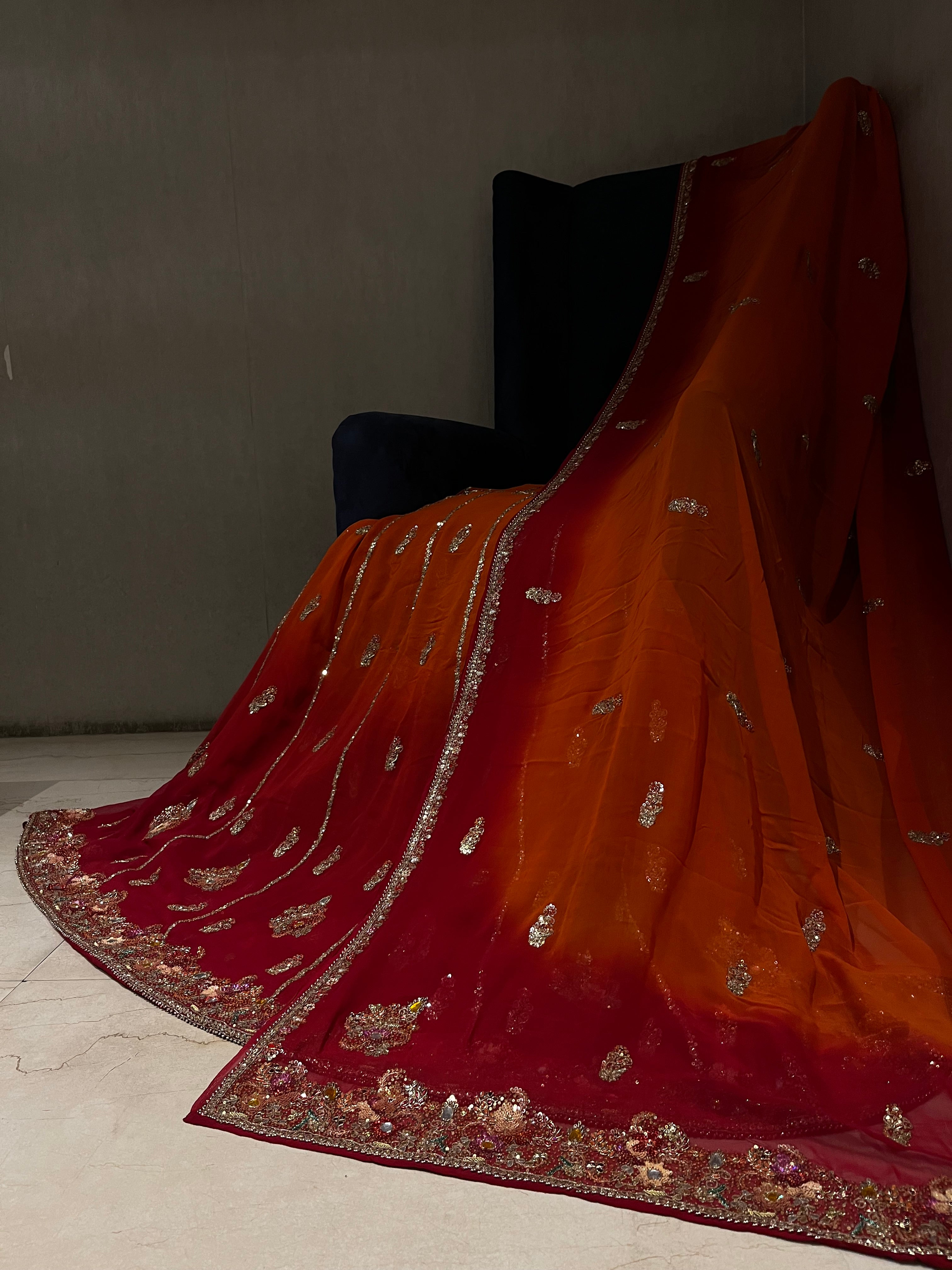 Traditional Pure Georgette Lehenga set