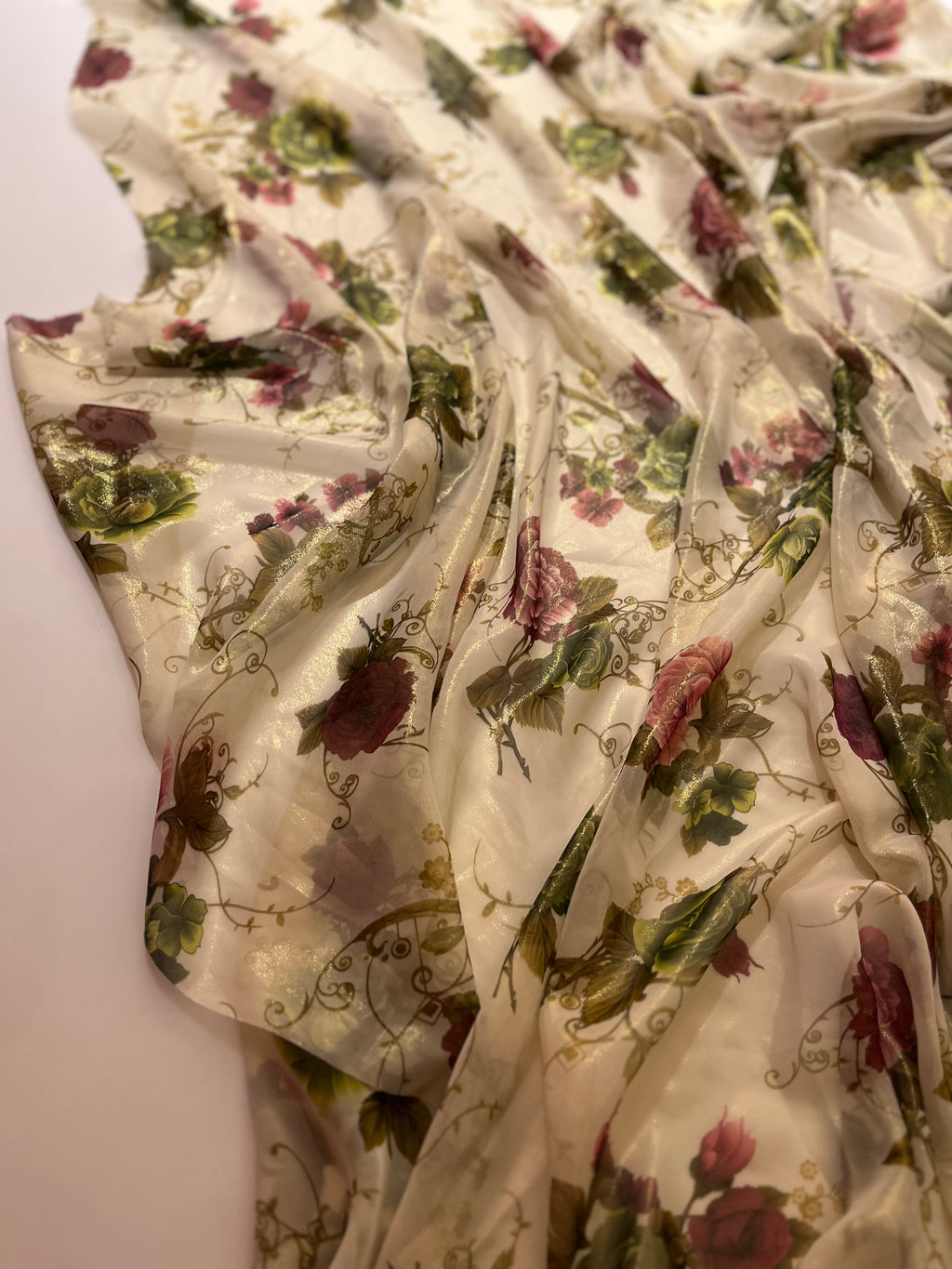 Pure Chiffon Glam Floral saree