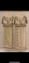 Mariam tissue sequins saree