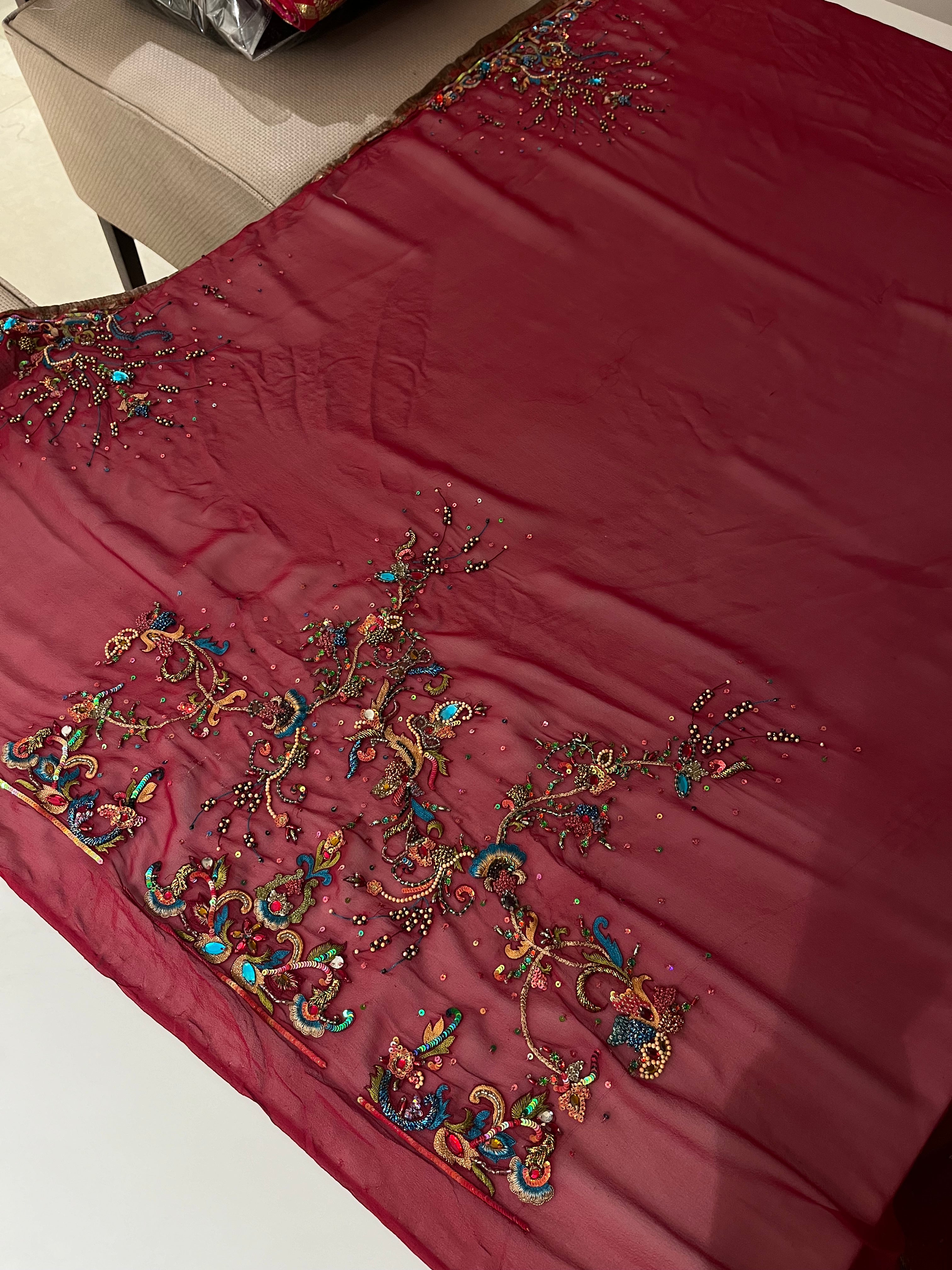 Red Charm Lehenga Set