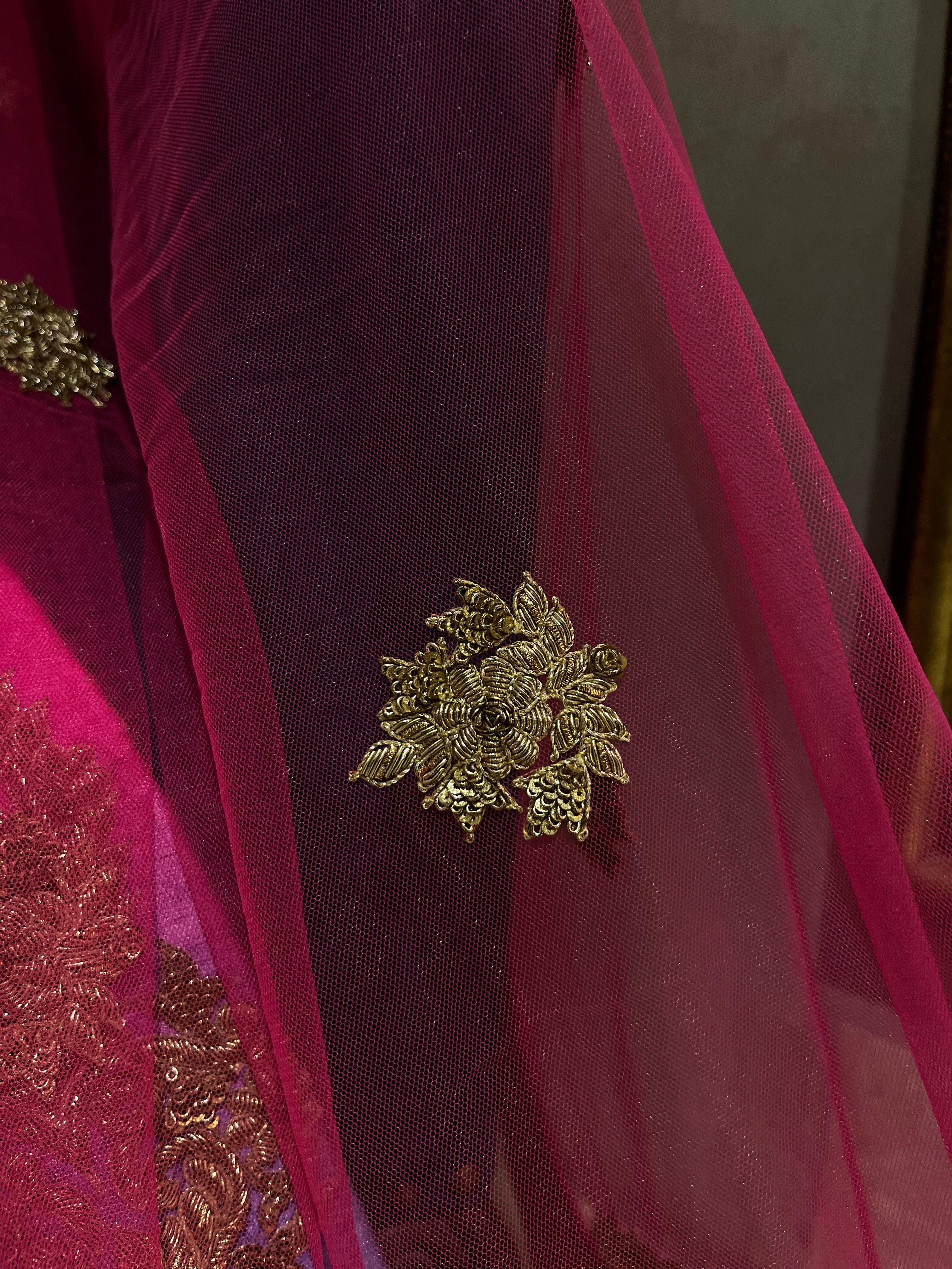 Pink Blue Ombré Lehenga Set