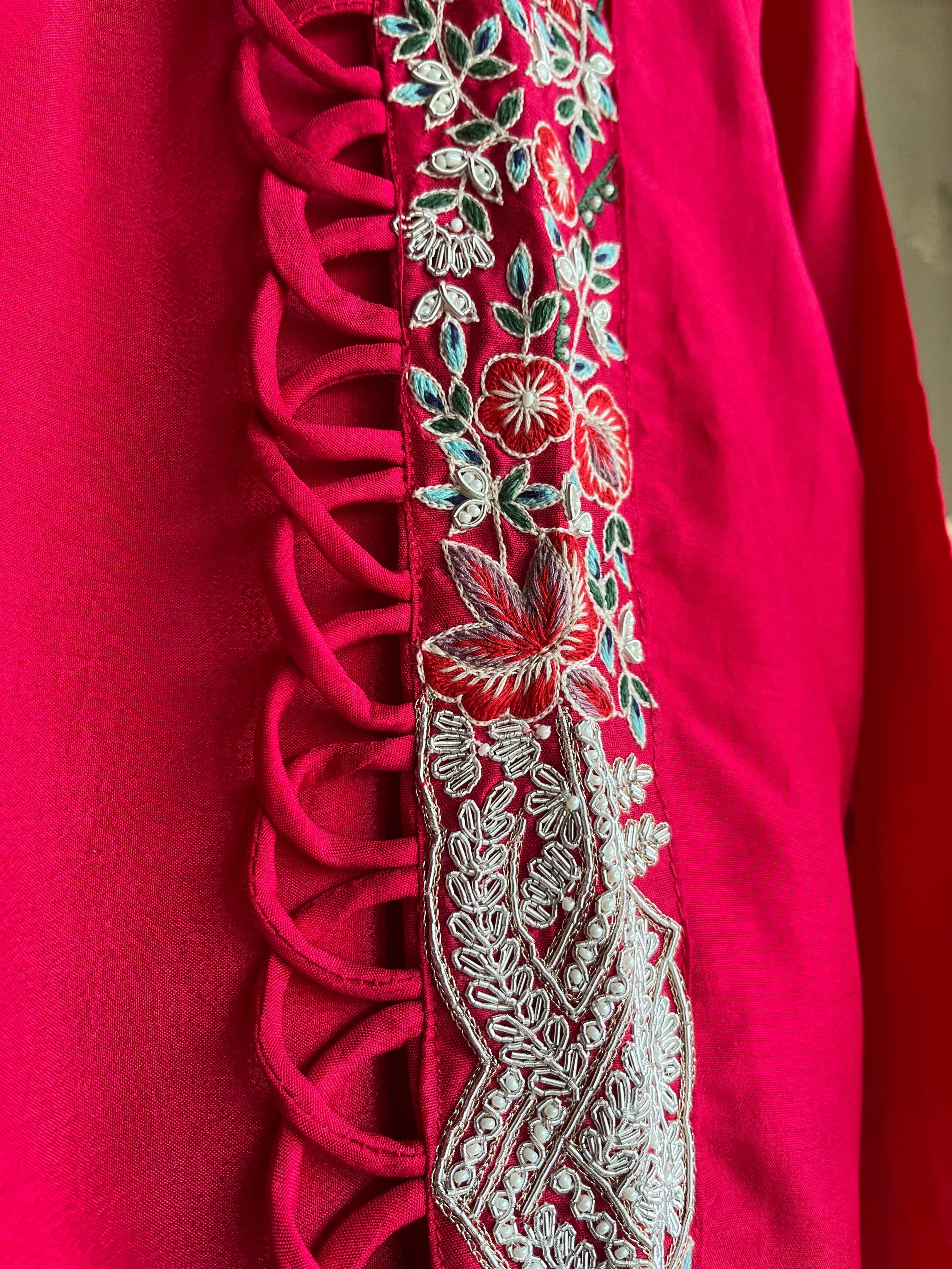Bright Pink Indoor-Western Set