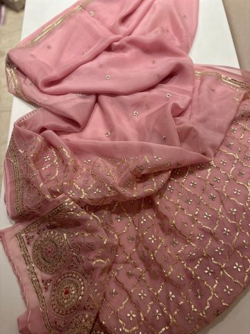 Ghoomar Rajputana saree