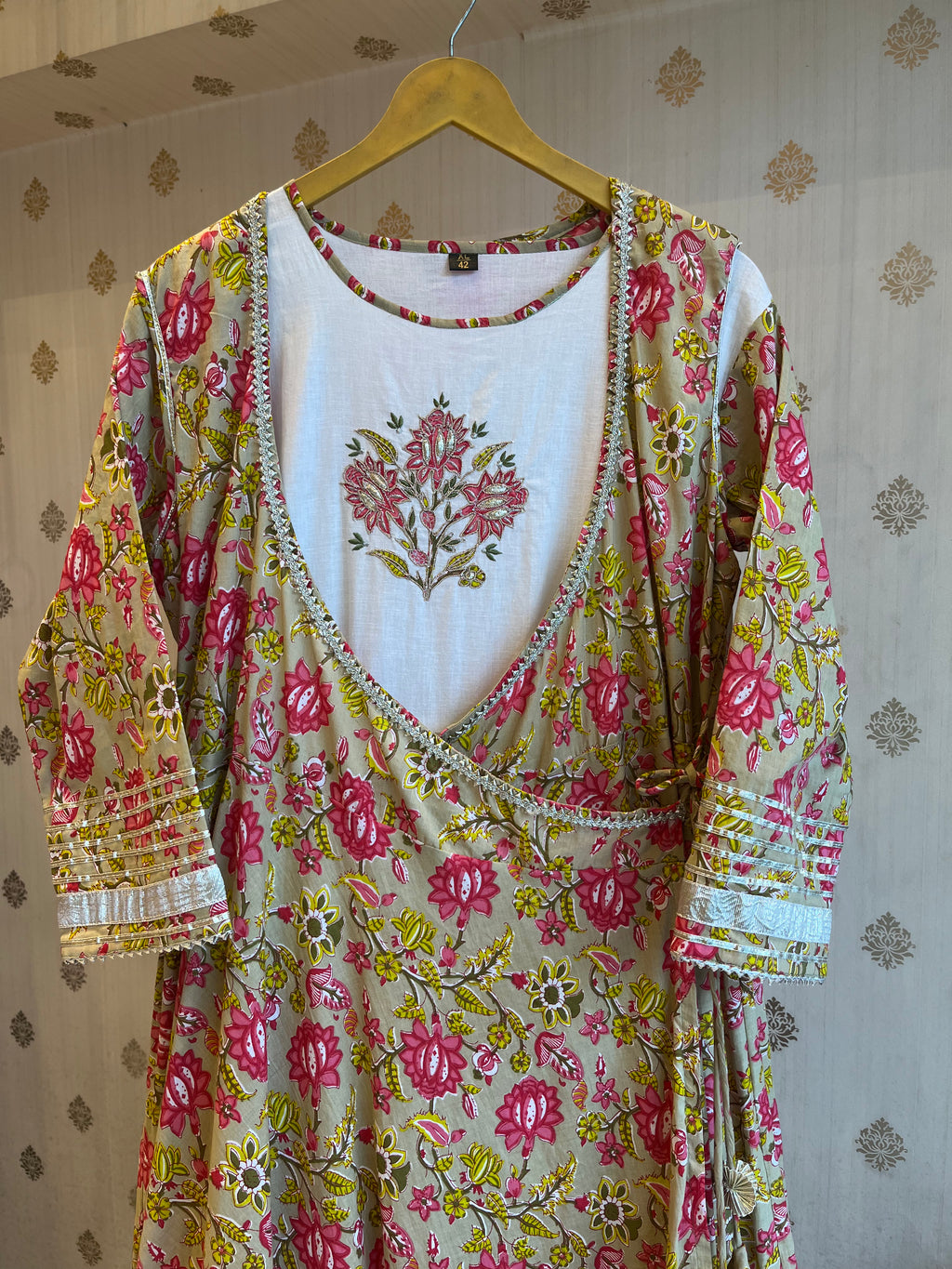 Printed Cotton Angrakha