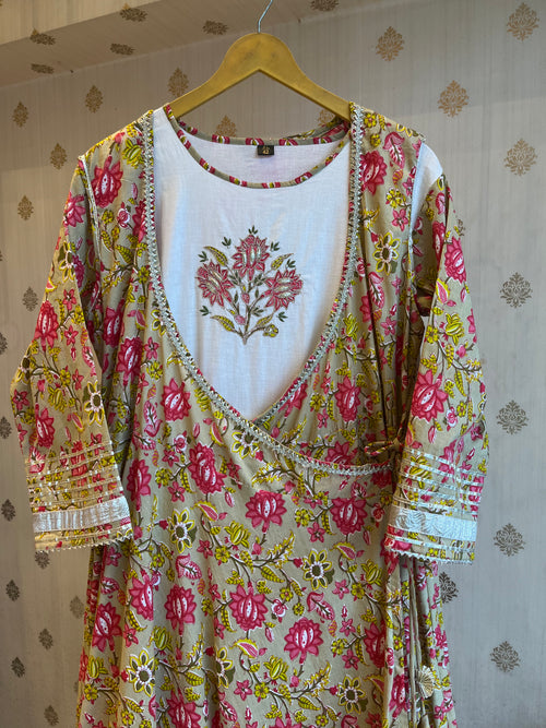 Printed Cotton Angrakha