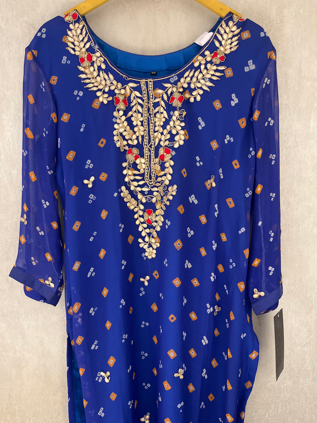 Royal Blue Bandej Kurti