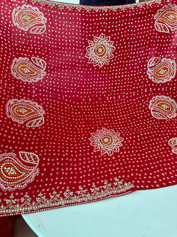 Pure Gajji Silk Saree