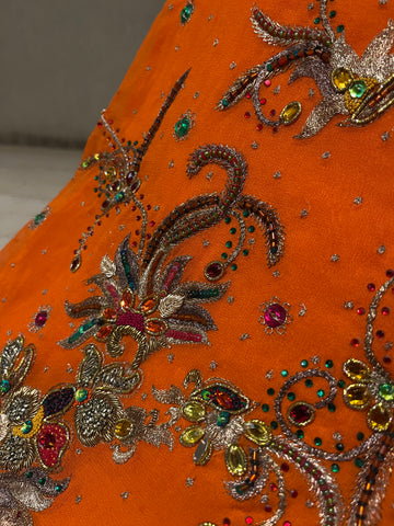 Rust orange Lehenga Set