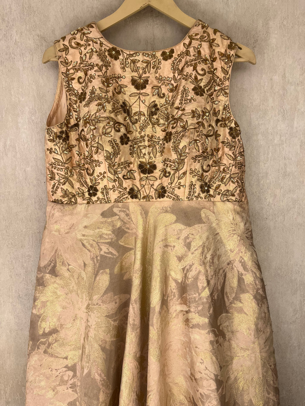 Crème Silk Gown