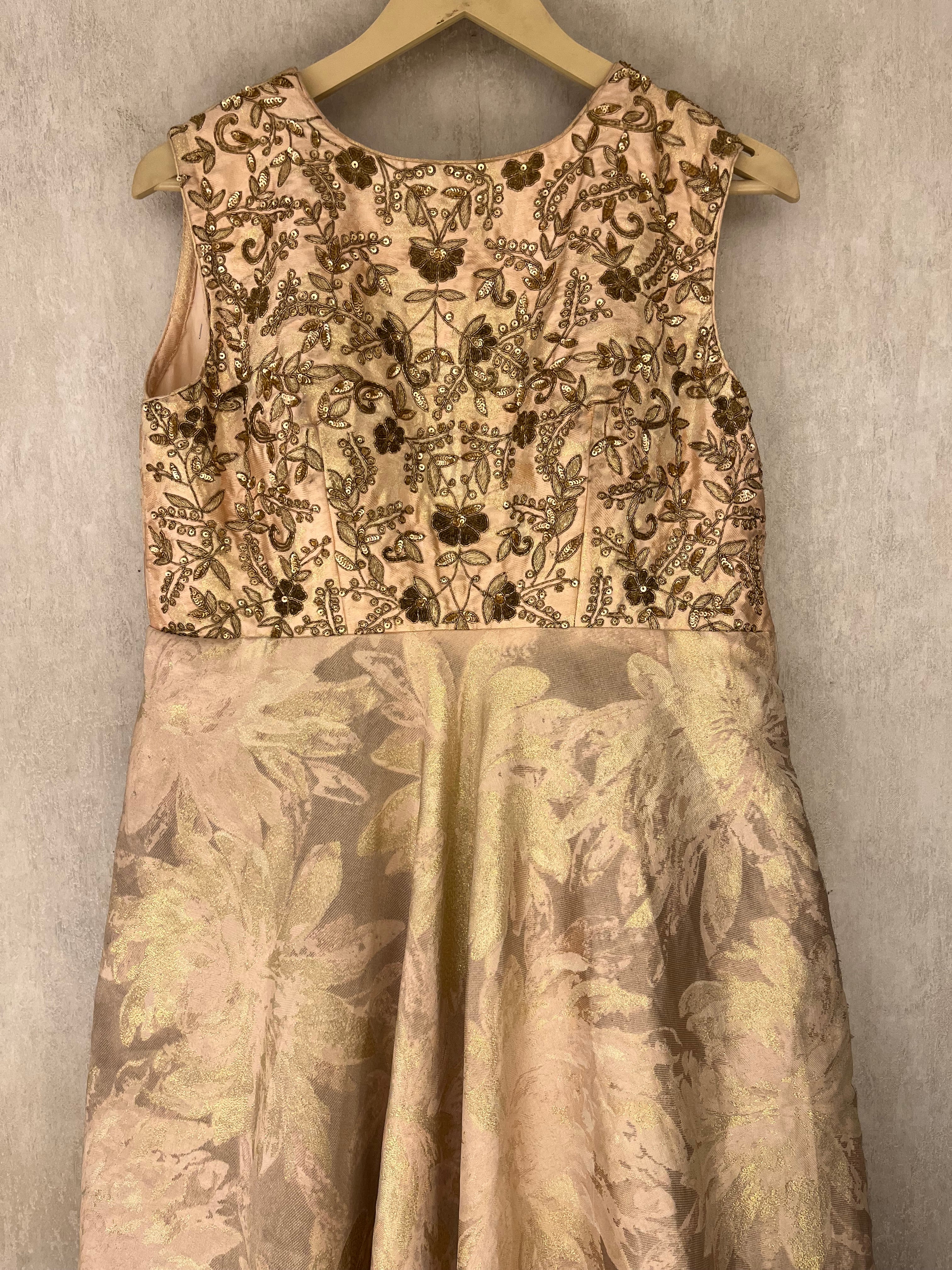 Crème Silk Gown