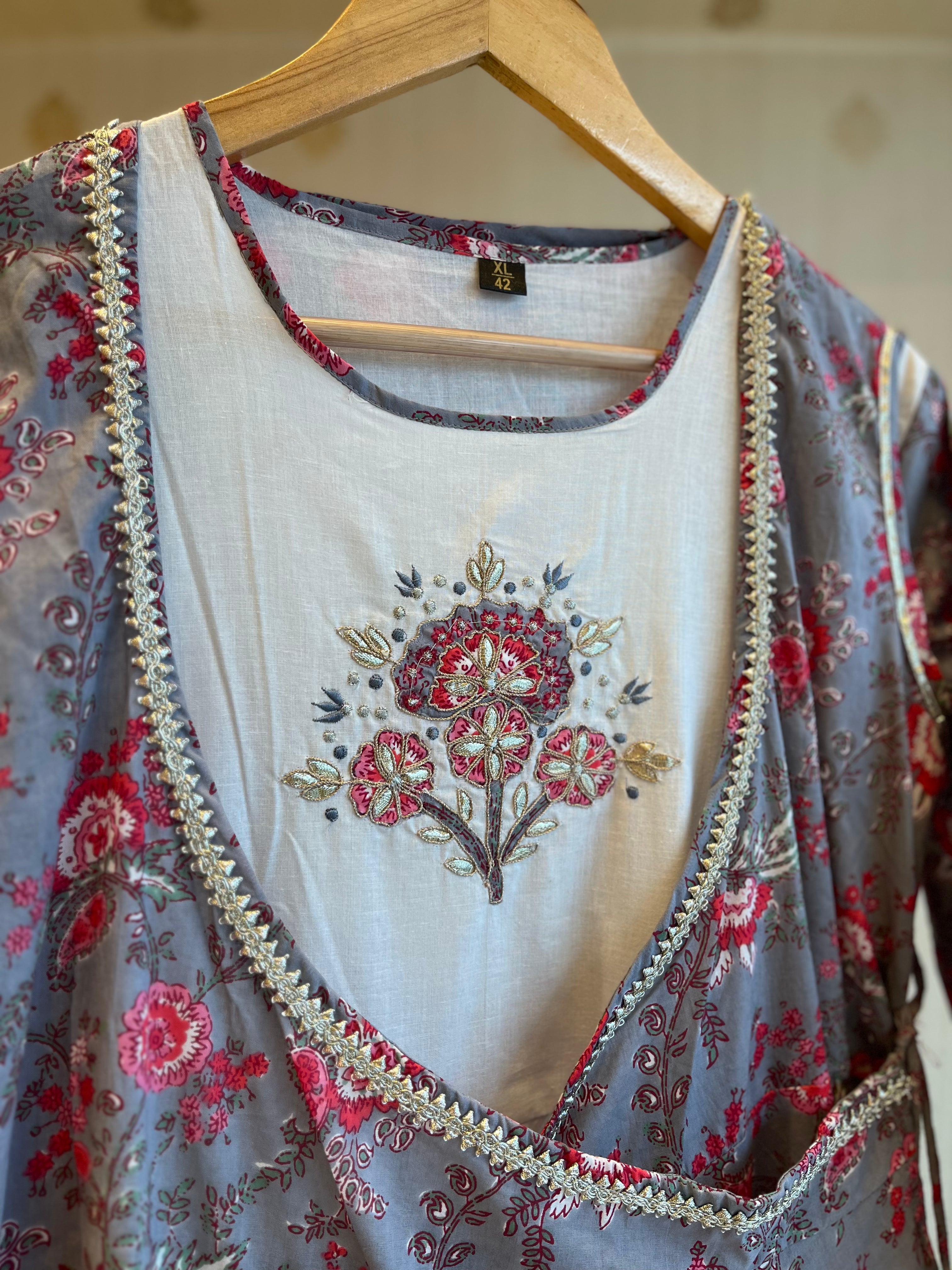 Printed Cotton Angrakha